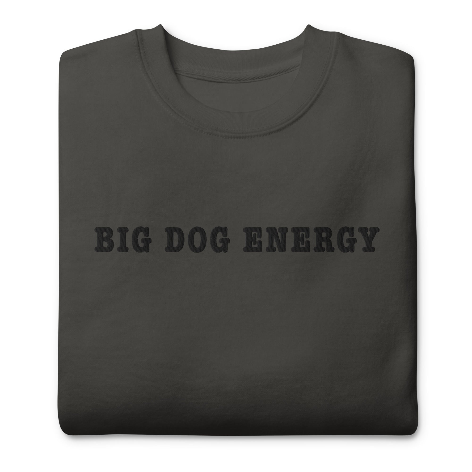 Big Dog Energy Embroidered Premium Sweatshirt - Lucy + Norman