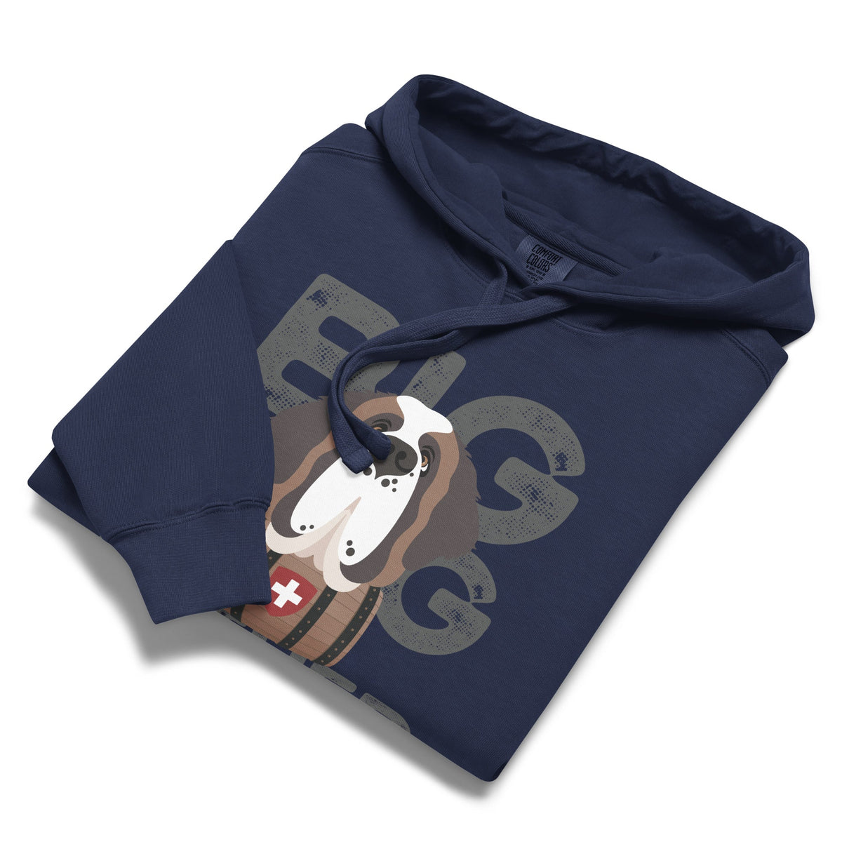 Big Dog Father Saint Bernard Comfort Colors® Hoodie - Lucy + Norman