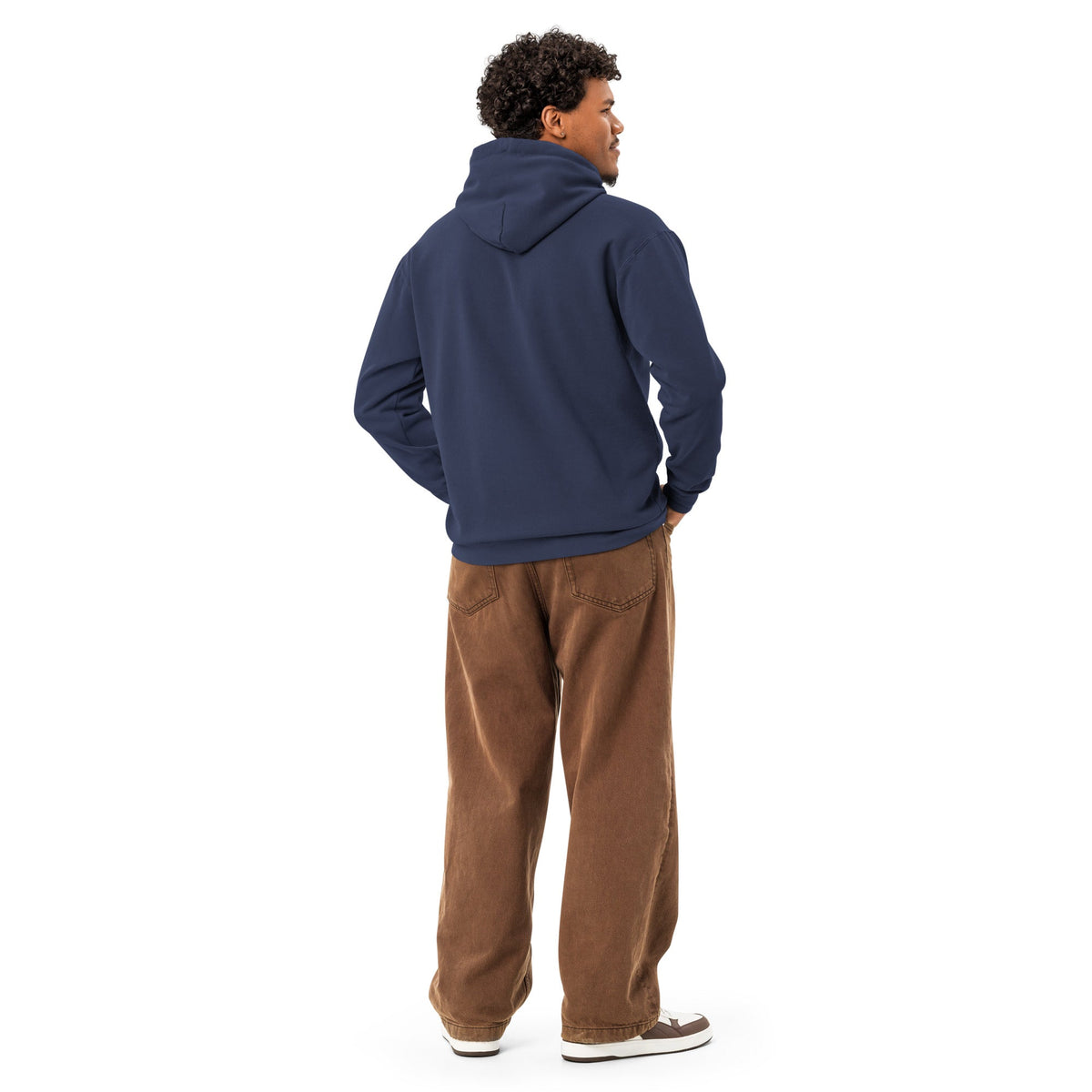 Big Dog Father Saint Bernard Comfort Colors® Hoodie - Black - Lucy + Norman