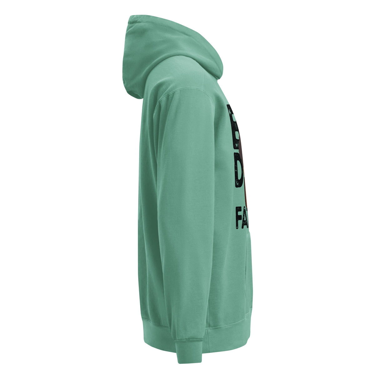 Big Dog Father Saint Bernard Comfort Colors® Hoodie - Black - Lucy + Norman