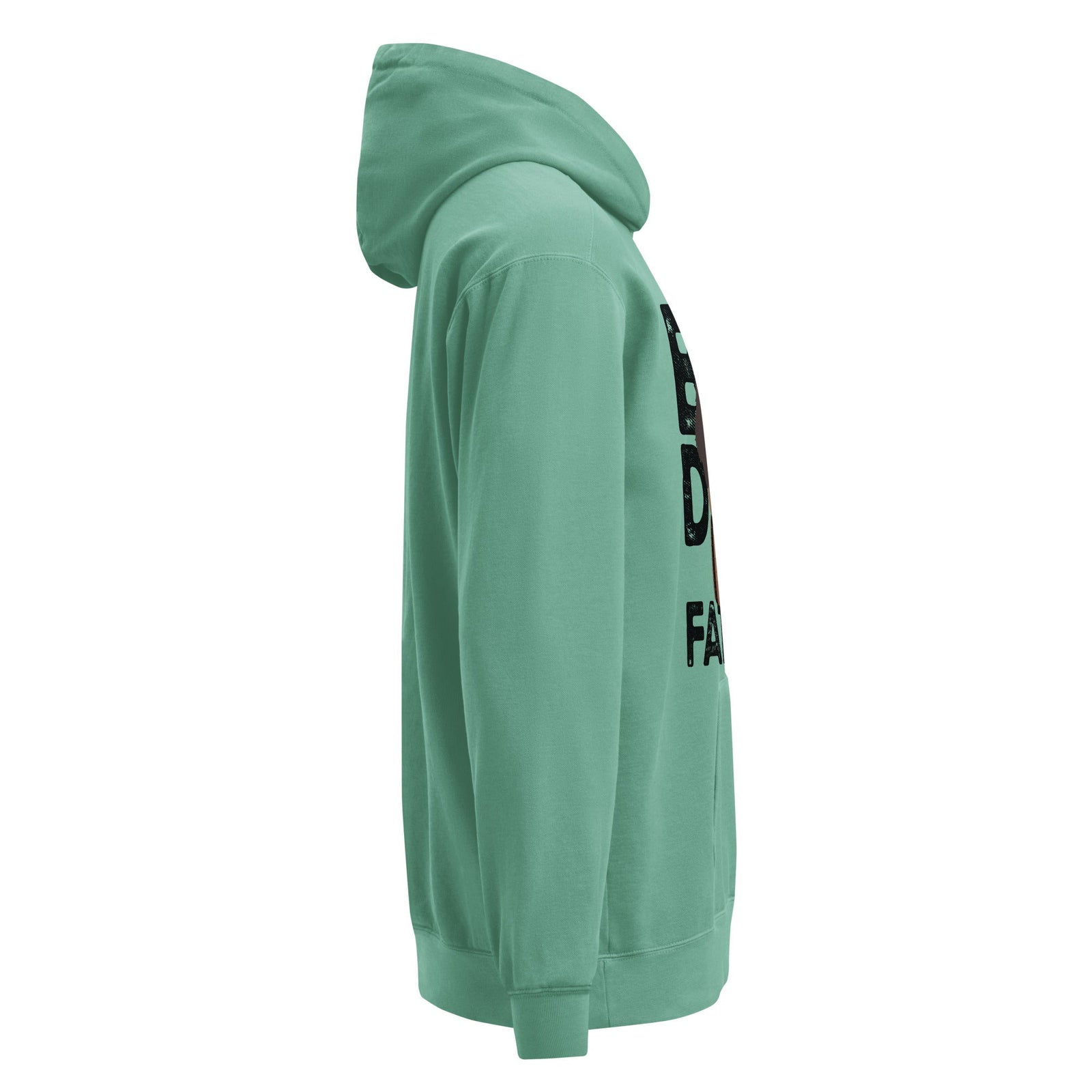 Big Dog Father Saint Bernard Comfort Colors® Hoodie - Black - Lucy + Norman