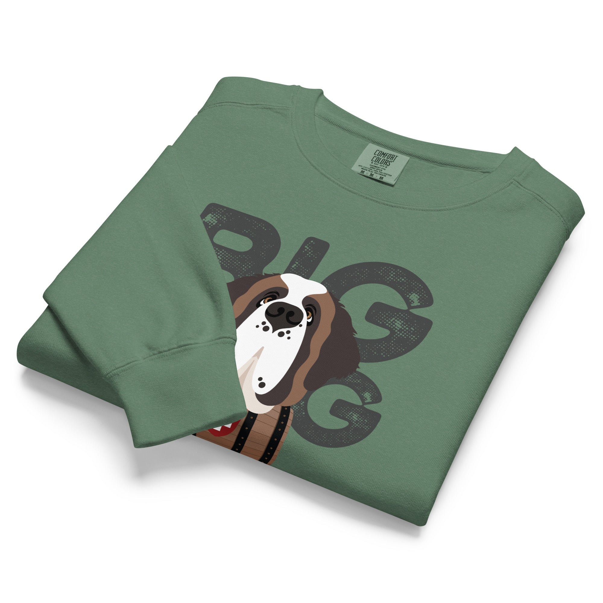 Big Dog Father Saint Bernard Comfort Colors® Sweatshirt - Lucy + Norman