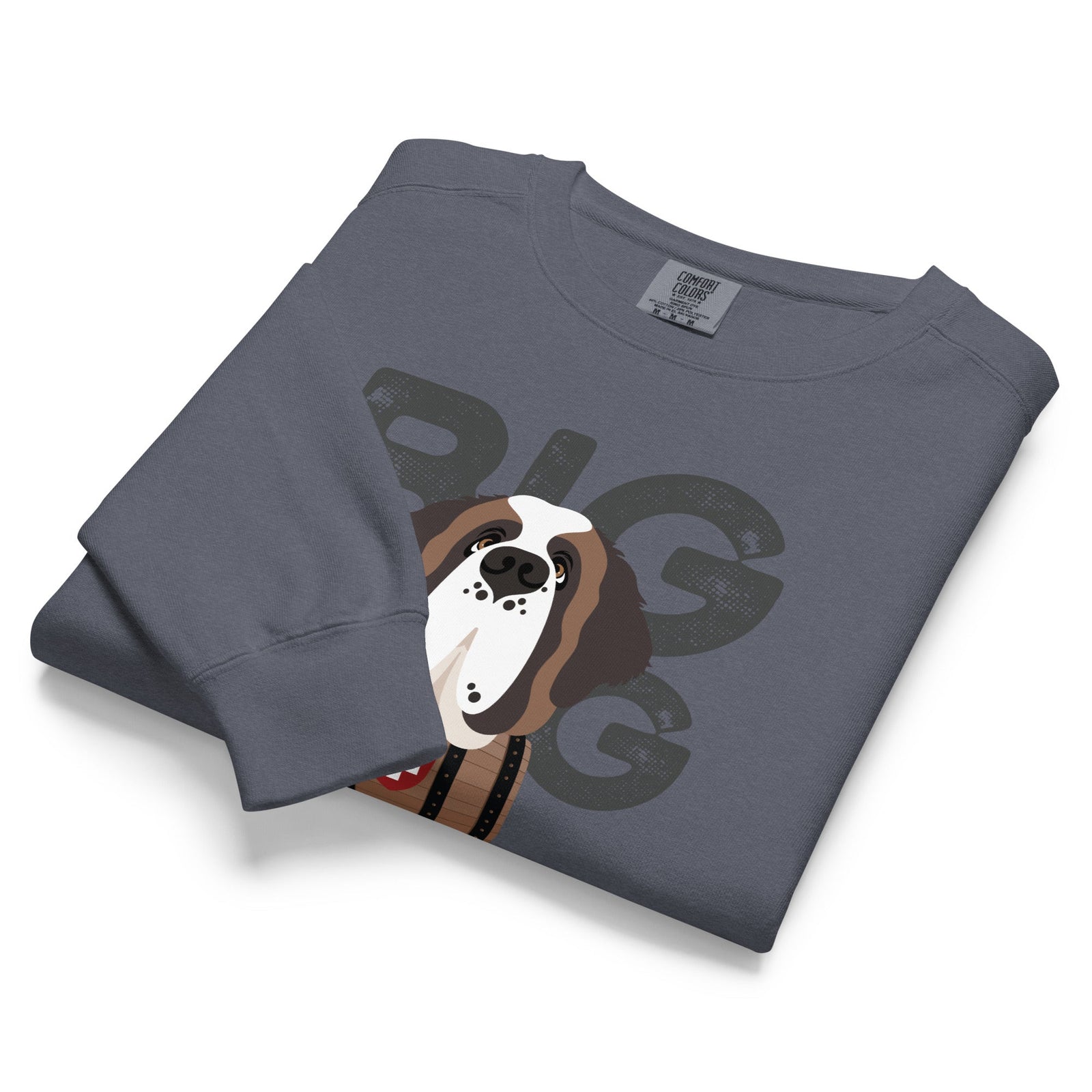 Big Dog Father Saint Bernard Comfort Colors® Sweatshirt - Lucy + Norman