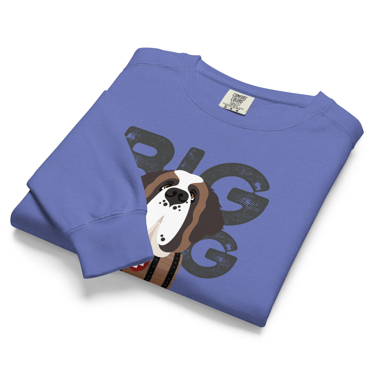 Big Dog Father Saint Bernard Comfort Colors® Sweatshirt - Lucy + Norman