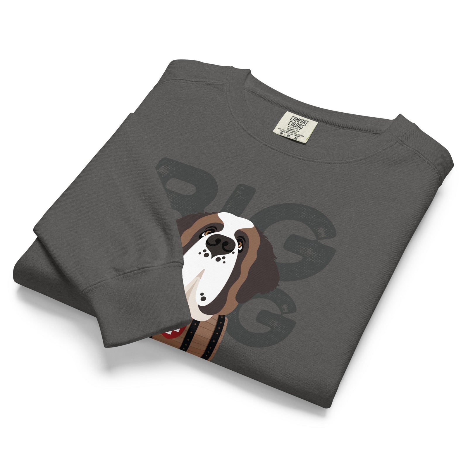 Big Dog Father Saint Bernard Comfort Colors® Sweatshirt - Lucy + Norman
