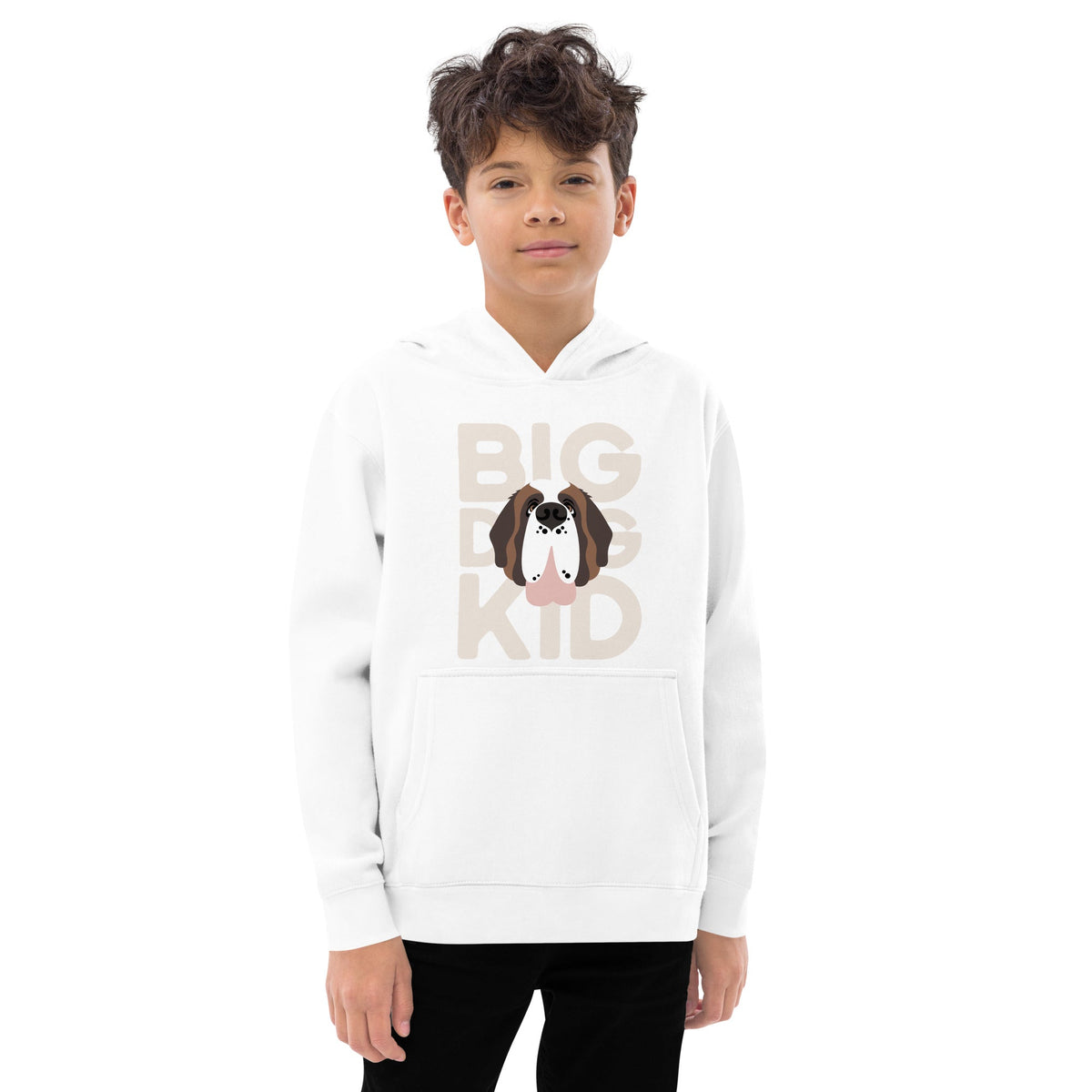 Big Dog Kid Youth Fleece Hoodie - Lucy + Norman