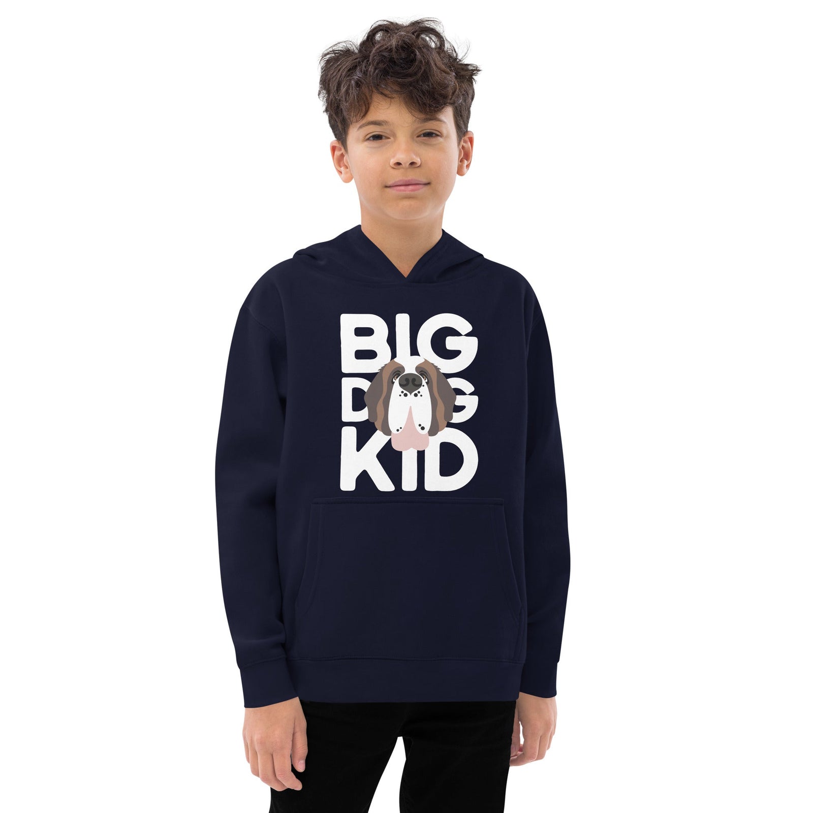 Big Dog Kid Youth Fleece Hoodie - Lucy + Norman