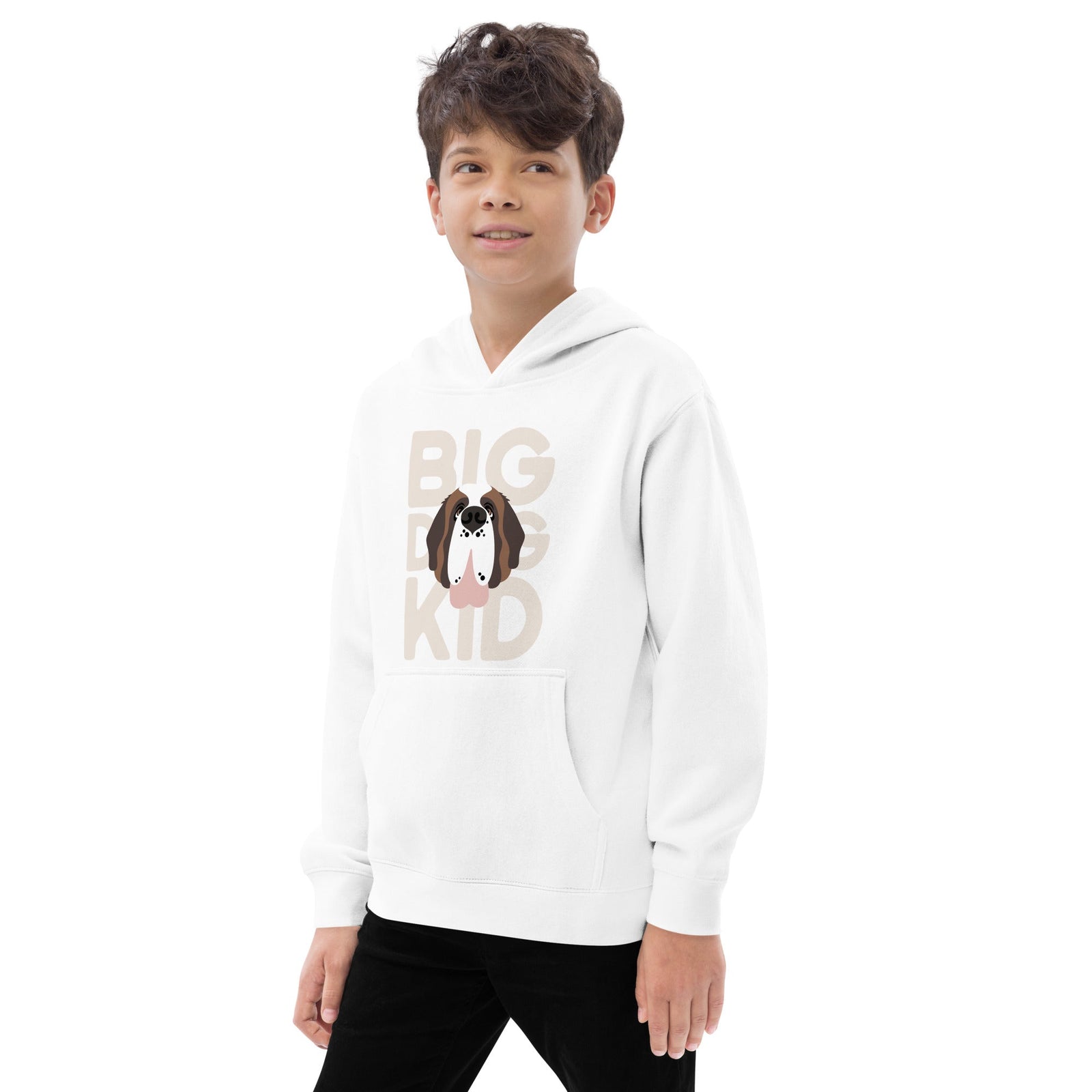 Big Dog Kid Youth Fleece Hoodie - Lucy + Norman