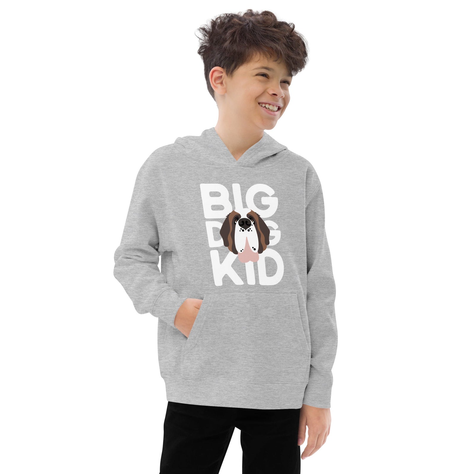 Big Dog Kid Youth Fleece Hoodie - Lucy + Norman