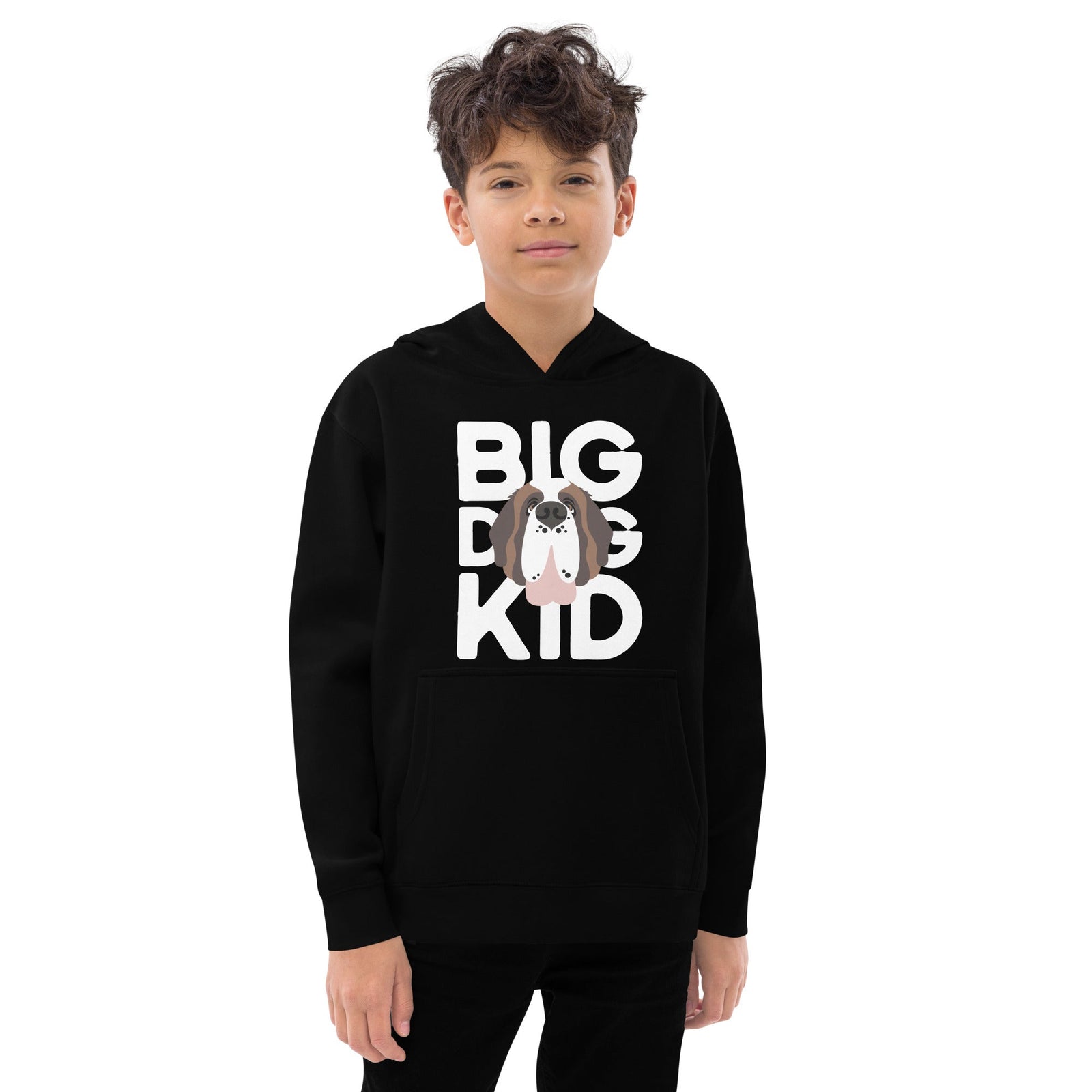 Big Dog Kid Youth Fleece Hoodie - Lucy + Norman