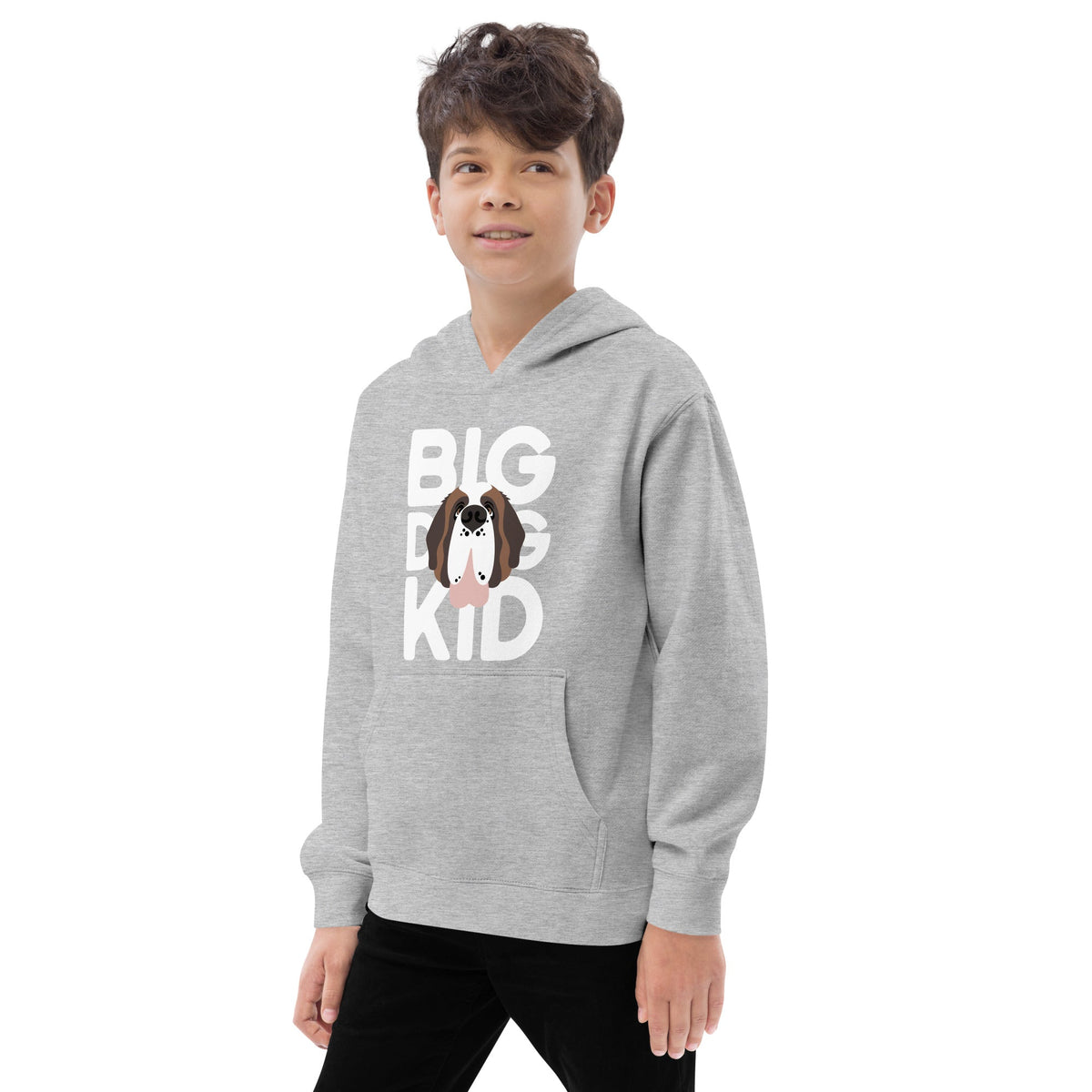 Big Dog Kid Youth Fleece Hoodie - Lucy + Norman