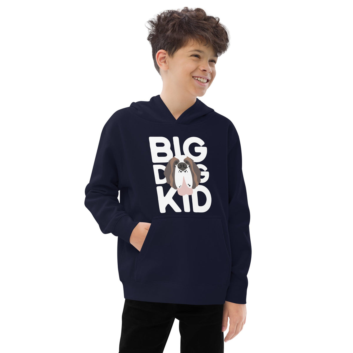 Big Dog Kid Youth Fleece Hoodie - Lucy + Norman