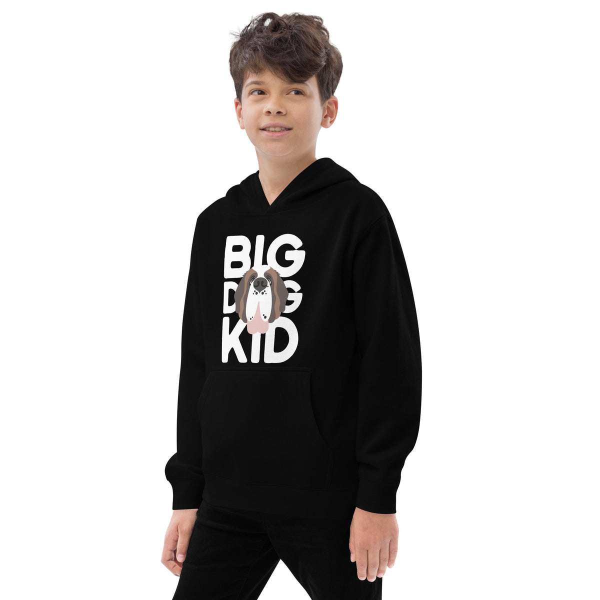Big Dog Kid Youth Fleece Hoodie - Lucy + Norman