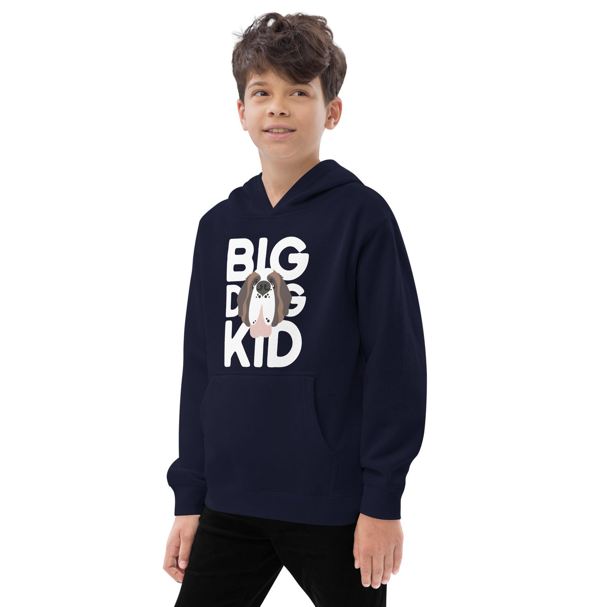 Big Dog Kid Youth Fleece Hoodie - Lucy + Norman
