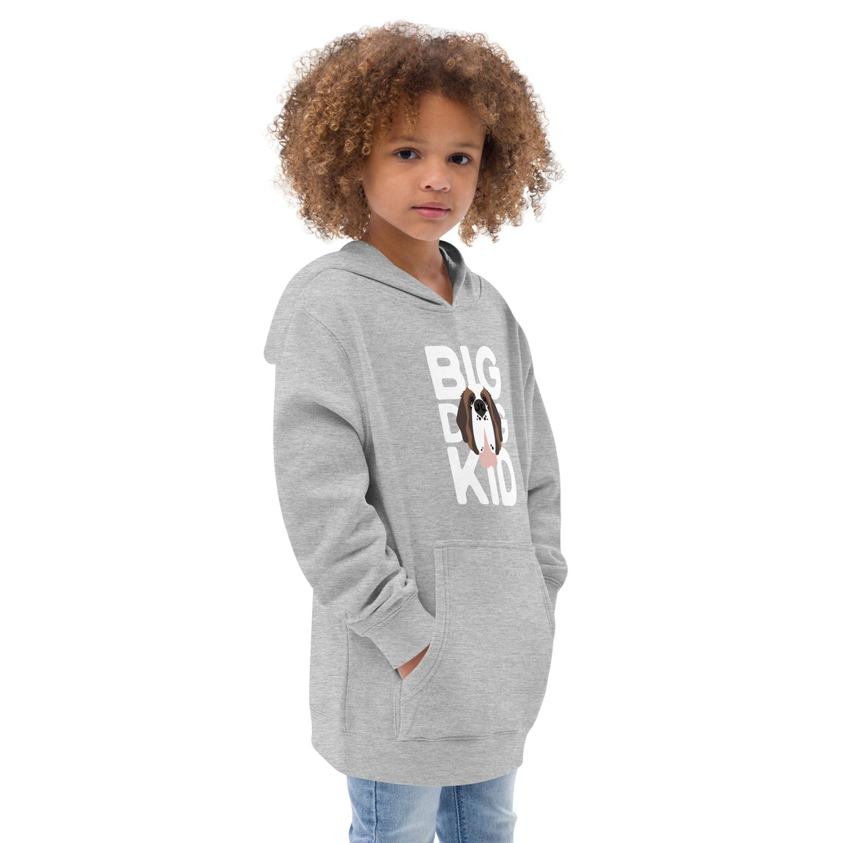 Big Dog Kid Youth Fleece Hoodie - Lucy + Norman