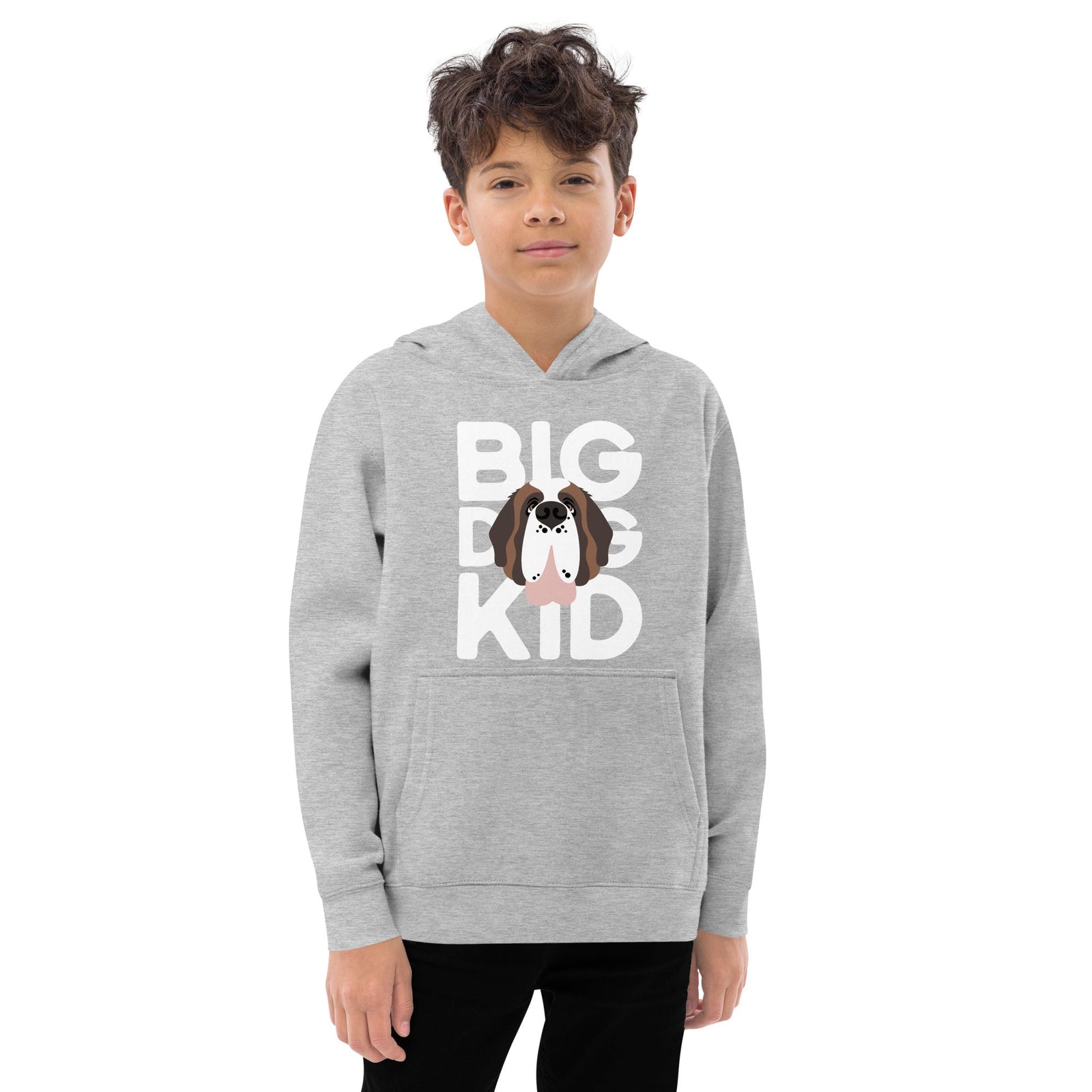 Big Dog Kid Youth Fleece Hoodie - Lucy + Norman
