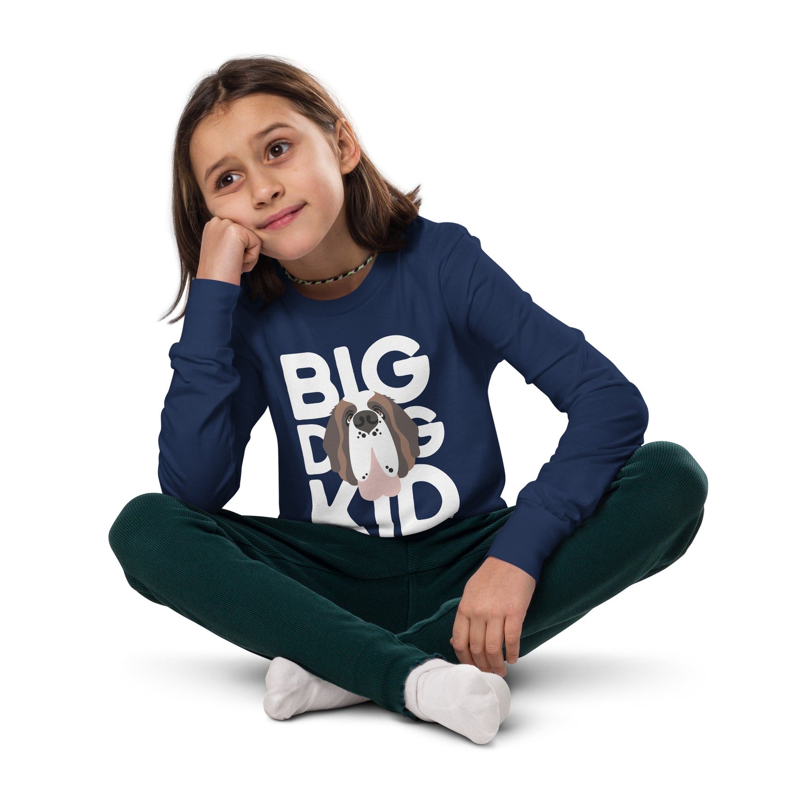 Big Dog Kid Youth Long Sleeve Tee - Lucy + Norman