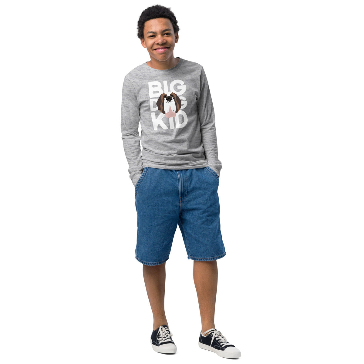 Big Dog Kid Youth Long Sleeve Tee - Lucy + Norman