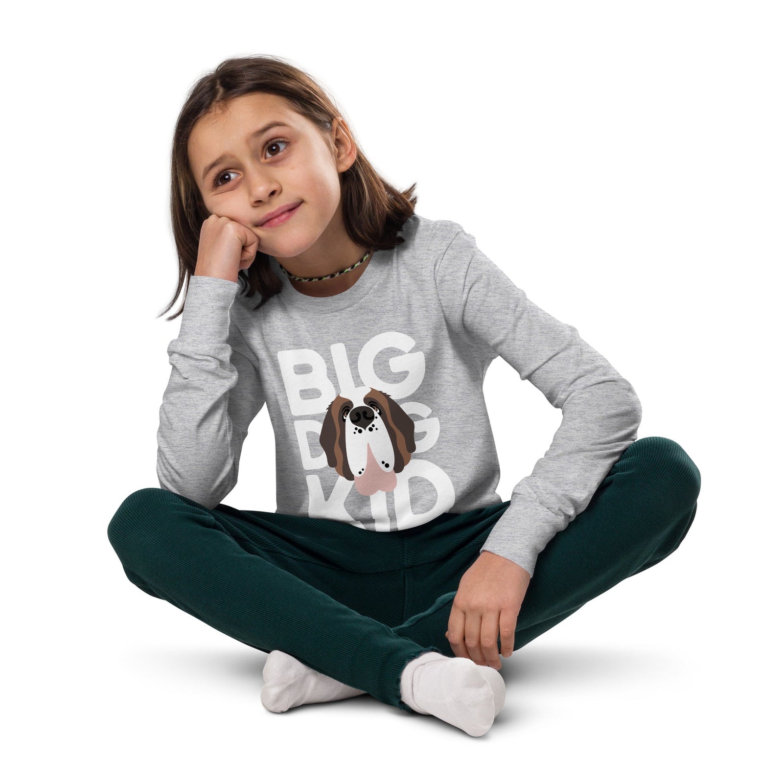 Big Dog Kid Youth Long Sleeve Tee - Lucy + Norman