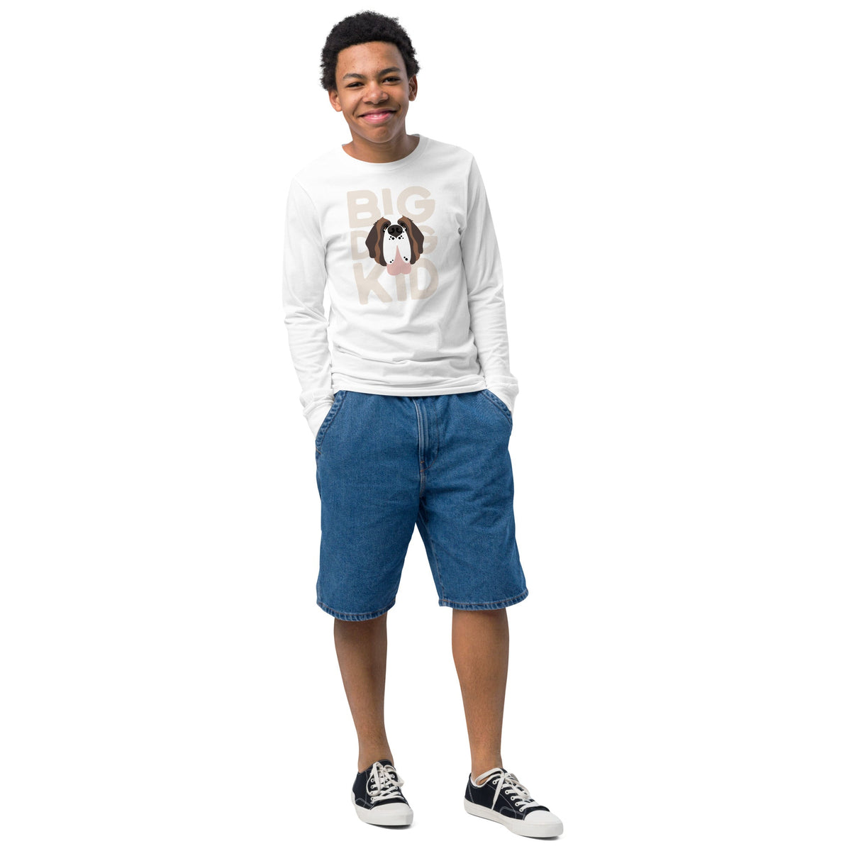 Big Dog Kid Youth Long Sleeve Tee - Lucy + Norman