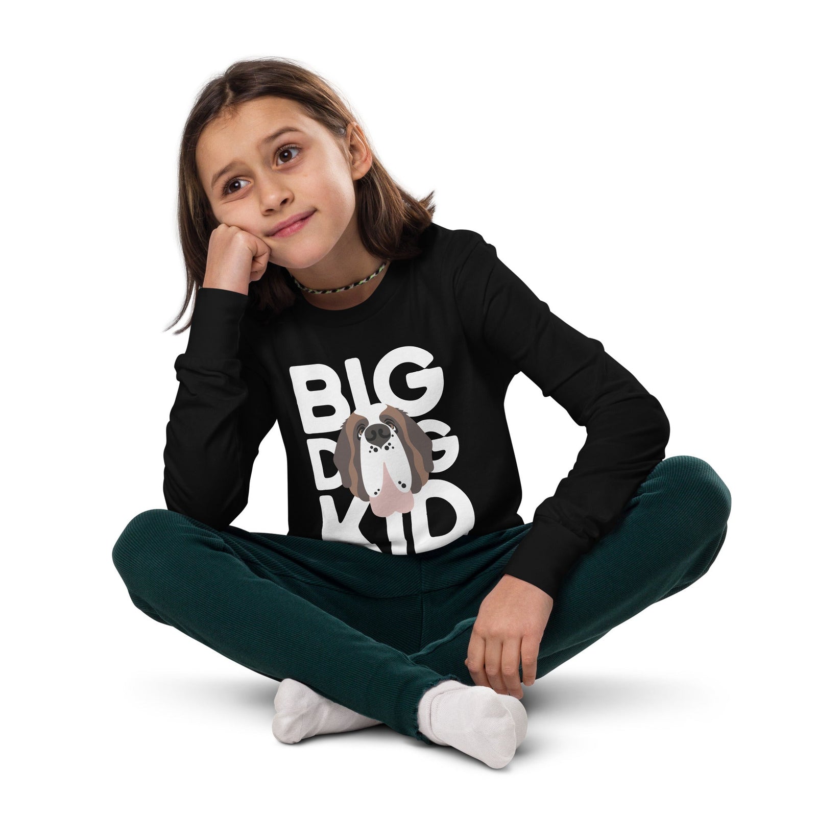 Big Dog Kid Youth Long Sleeve Tee - Lucy + Norman
