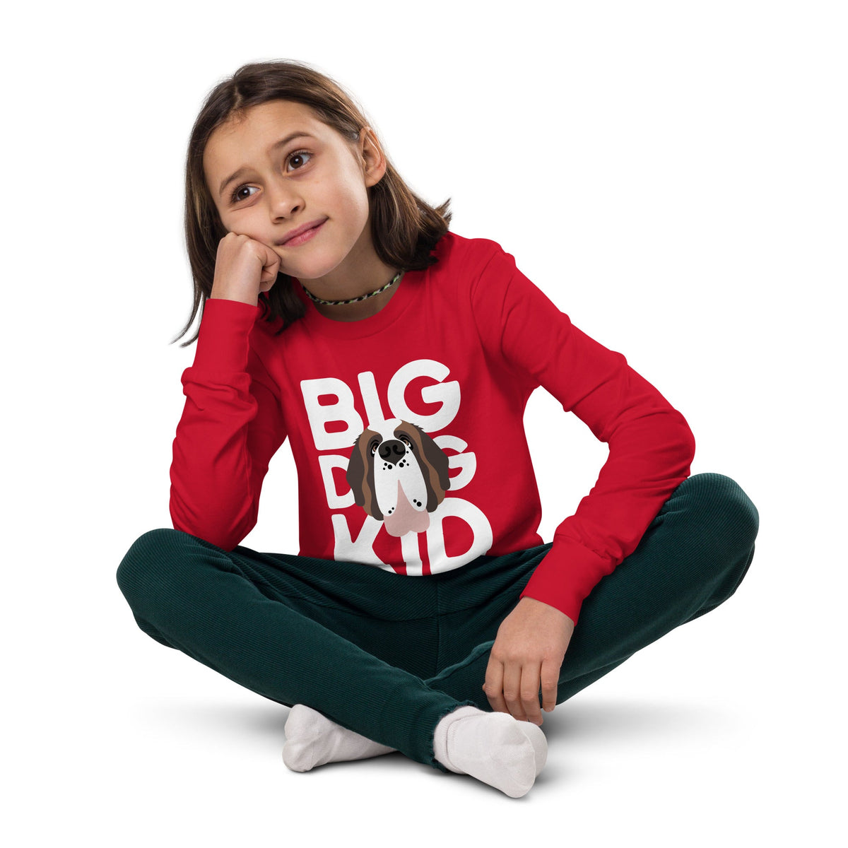 Big Dog Kid Youth Long Sleeve Tee - Lucy + Norman