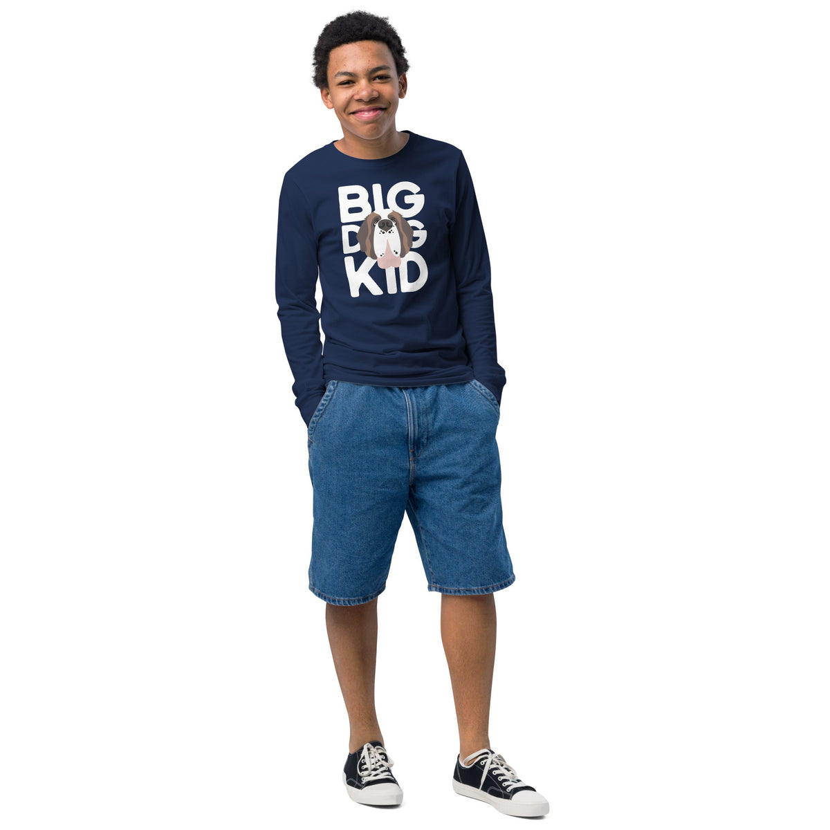 Big Dog Kid Youth Long Sleeve Tee - Lucy + Norman