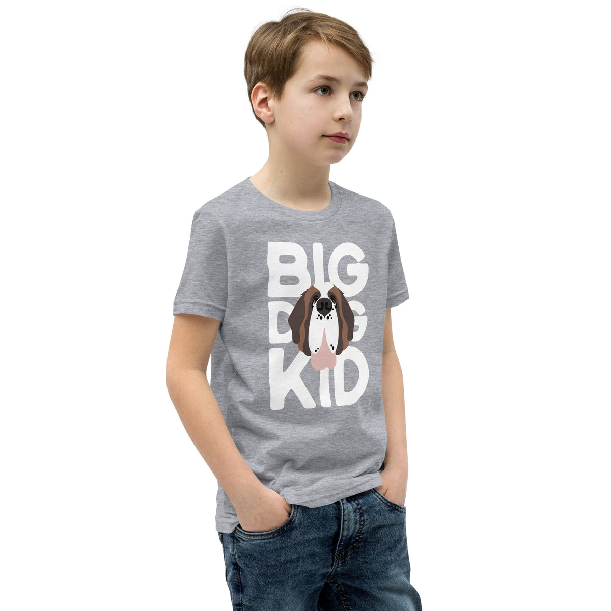 Big Dog Kid Youth Short Sleeve T-Shirt - Lucy + Norman