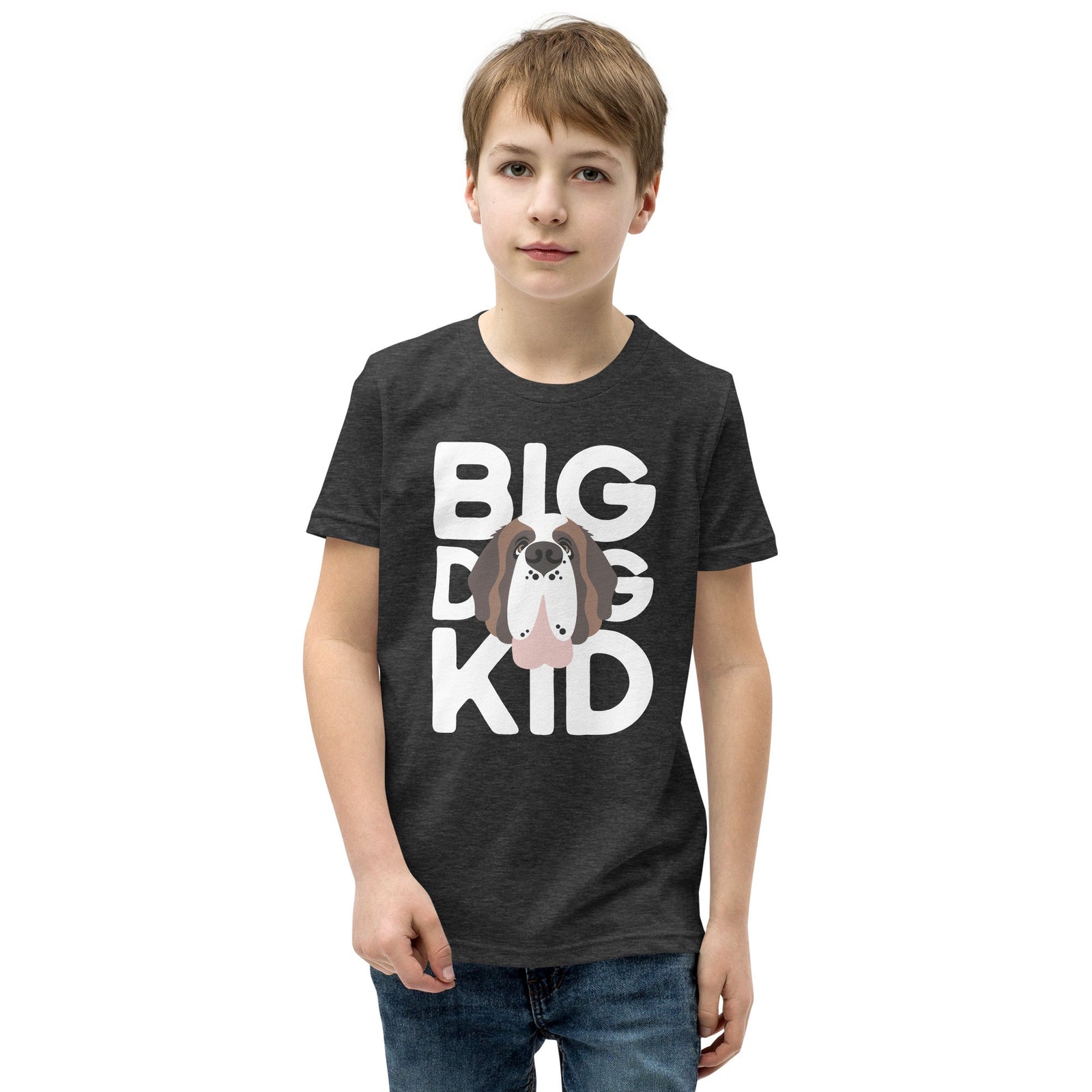 Big Dog Kid Youth Short Sleeve T-Shirt - Lucy + Norman