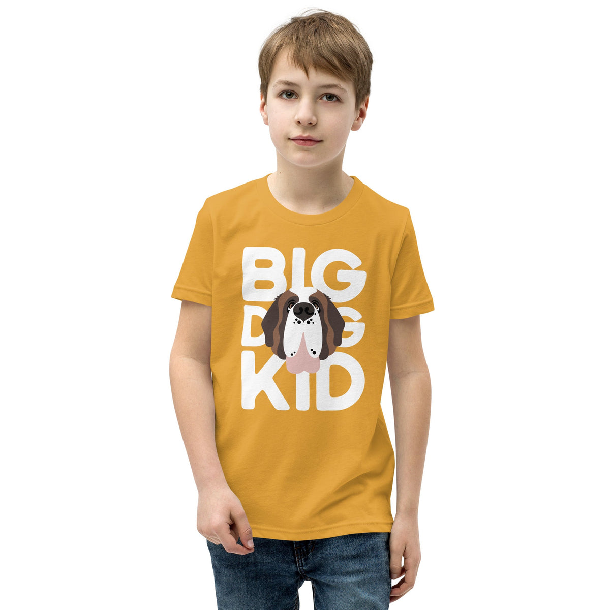 Big Dog Kid Youth Short Sleeve T-Shirt - Lucy + Norman