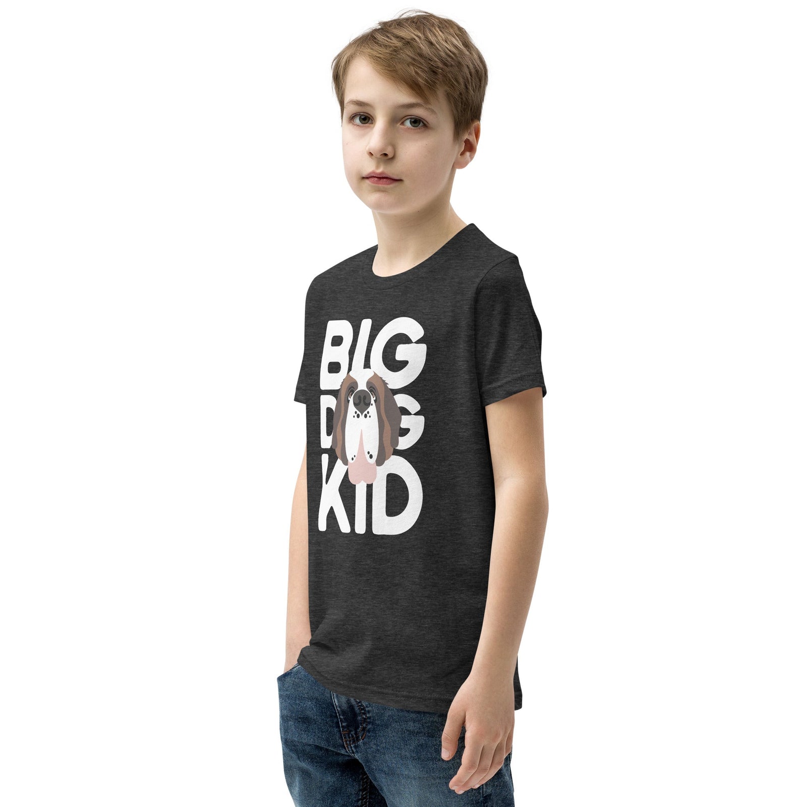 Big Dog Kid Youth Short Sleeve T-Shirt - Lucy + Norman
