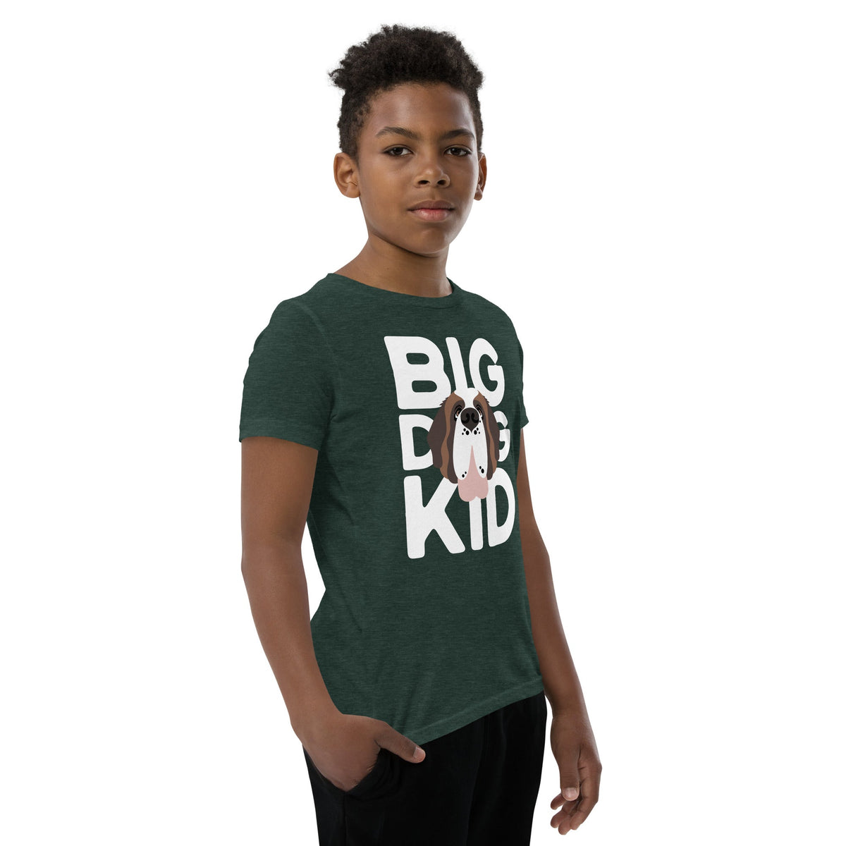Big Dog Kid Youth Short Sleeve T-Shirt - Lucy + Norman
