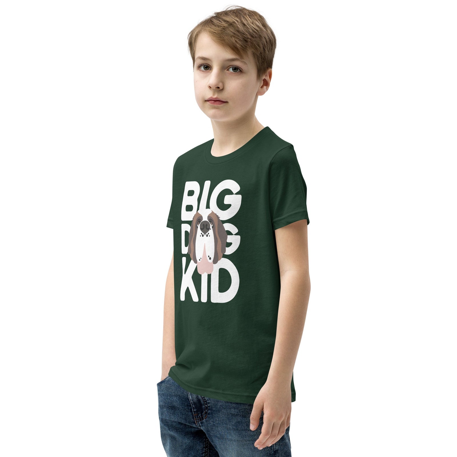 Big Dog Kid Youth Short Sleeve T-Shirt - Lucy + Norman