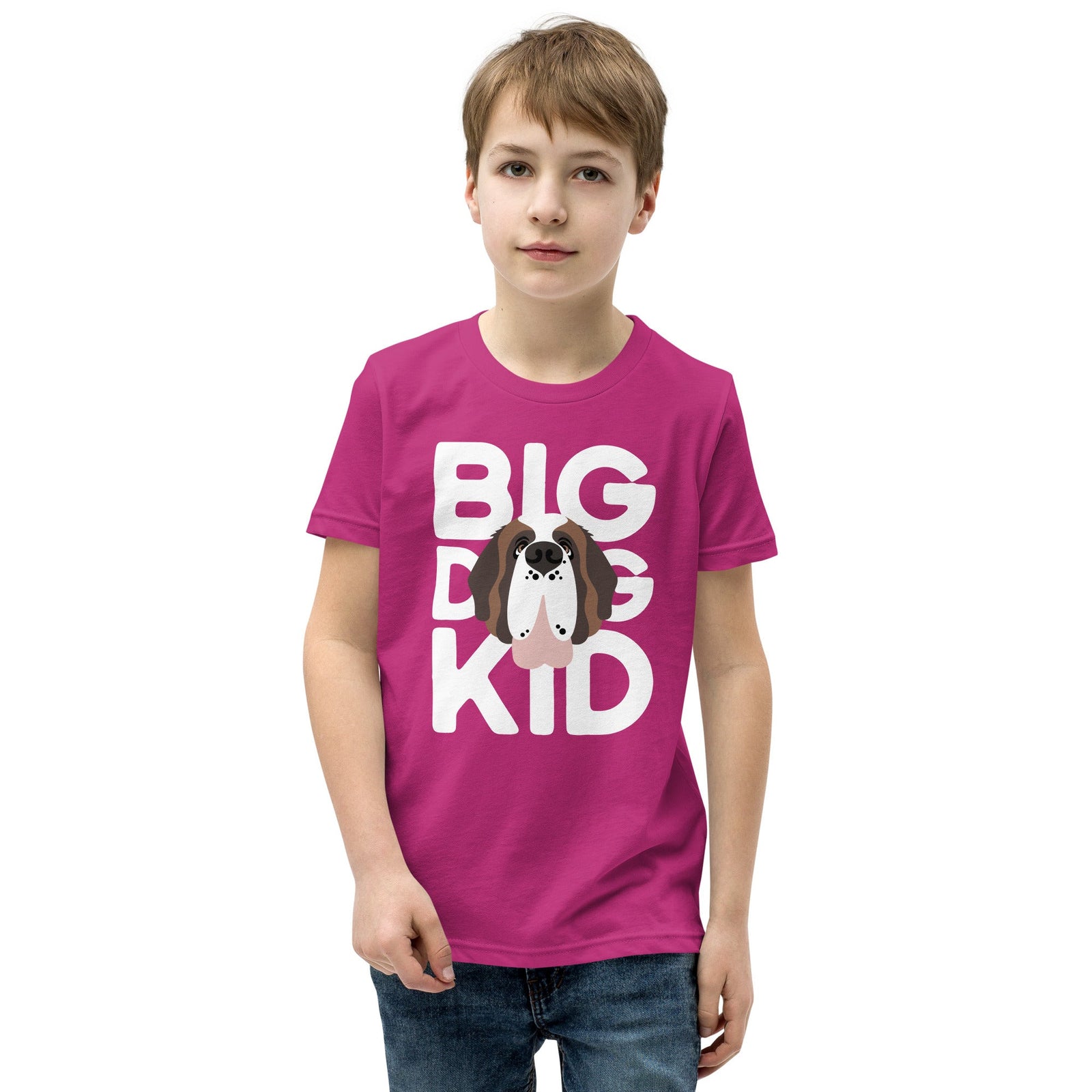 Big Dog Kid Youth Short Sleeve T-Shirt - Lucy + Norman
