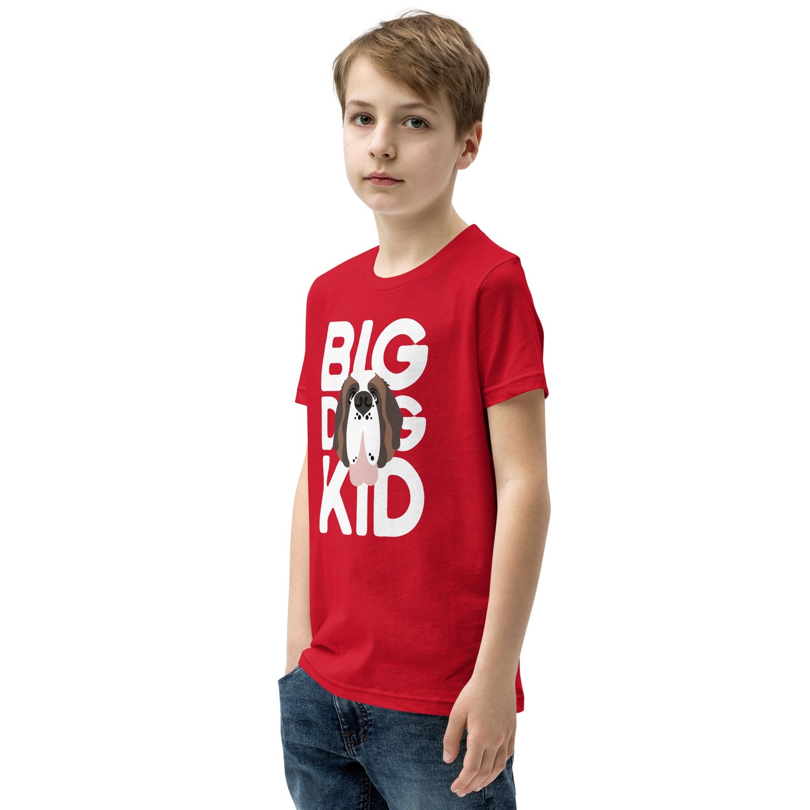 Big Dog Kid Youth Short Sleeve T-Shirt - Lucy + Norman