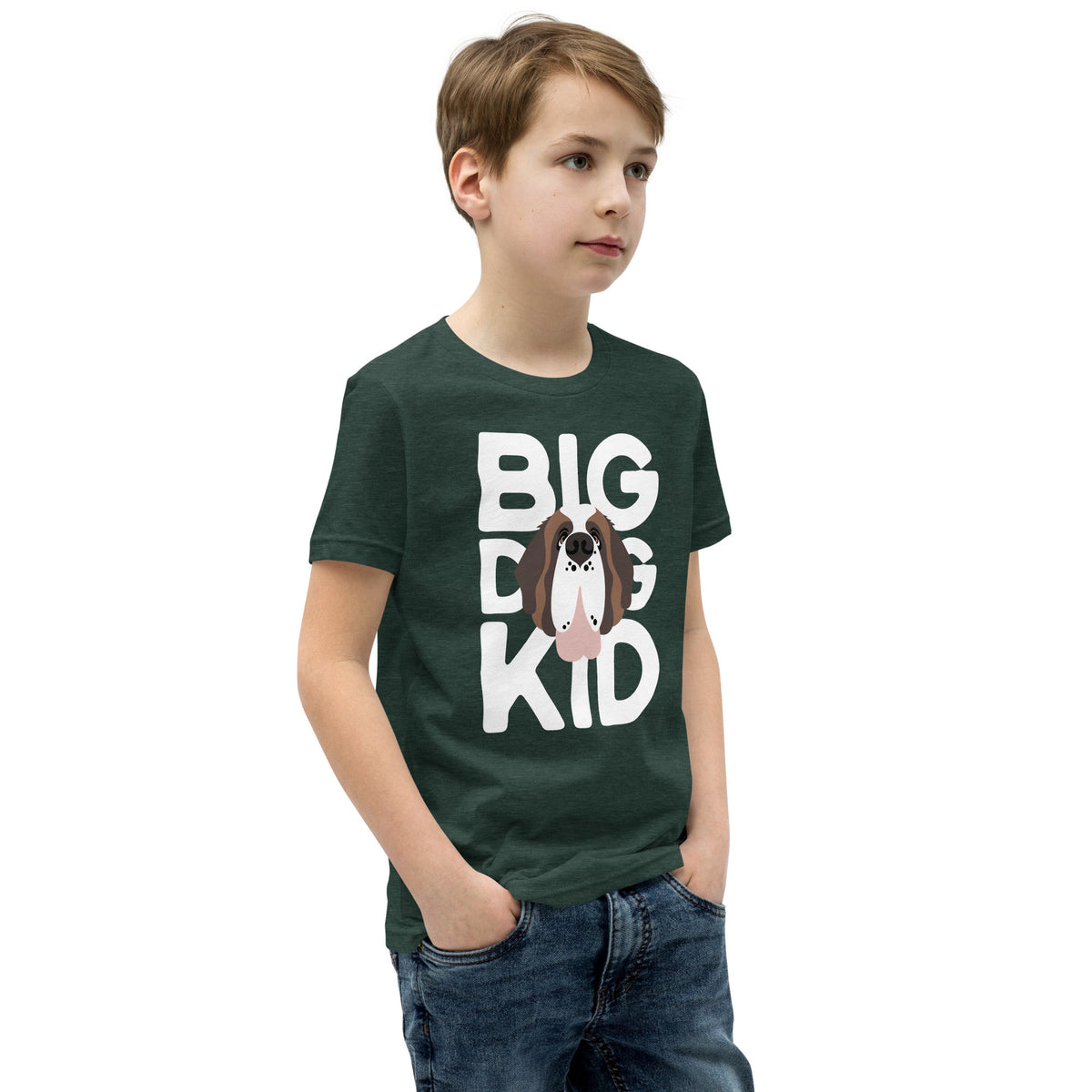 Big Dog Kid Youth Short Sleeve T-Shirt - Lucy + Norman