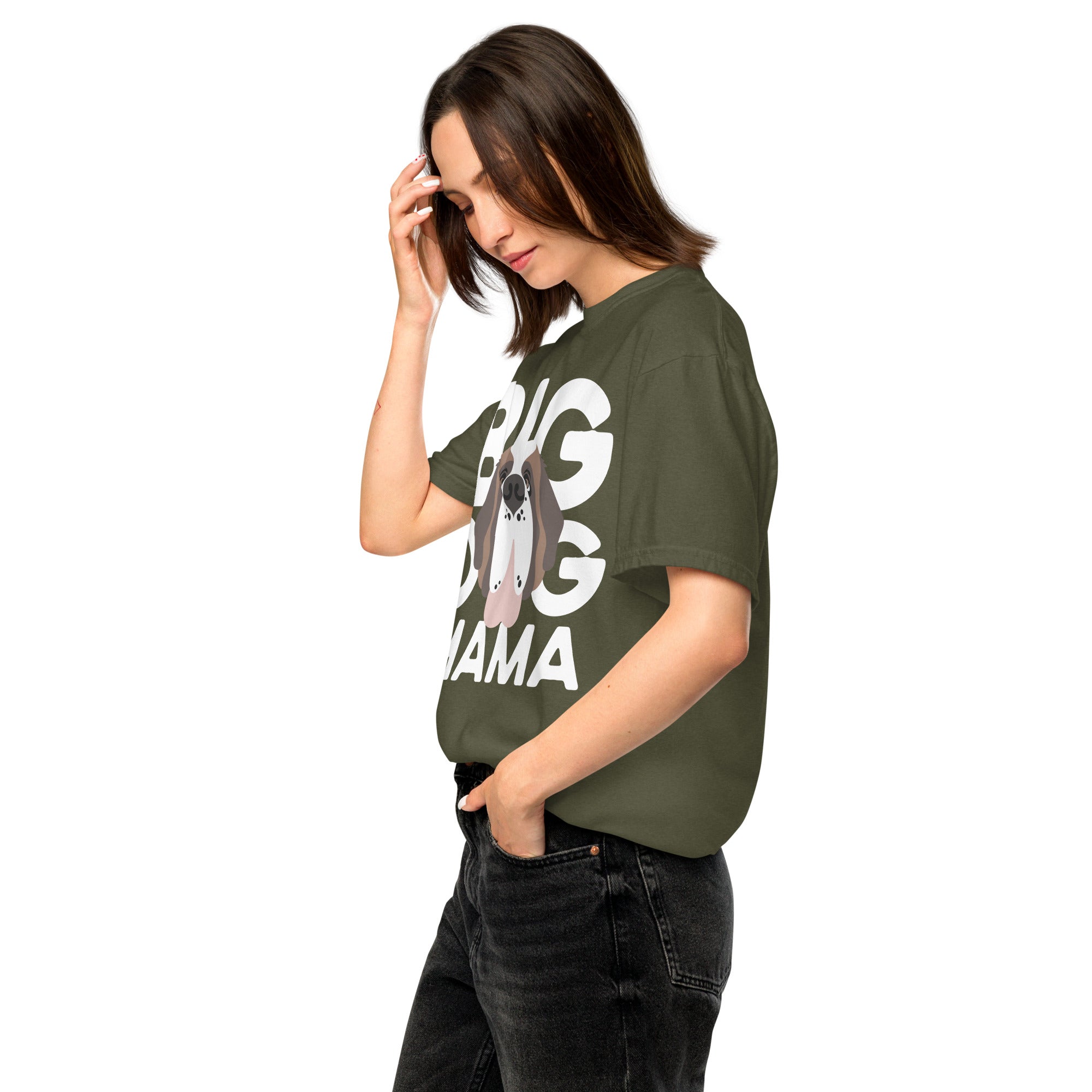 Big Dog Mama Comfort Colors Dark Tones T-Shirt - Lucy + Norman