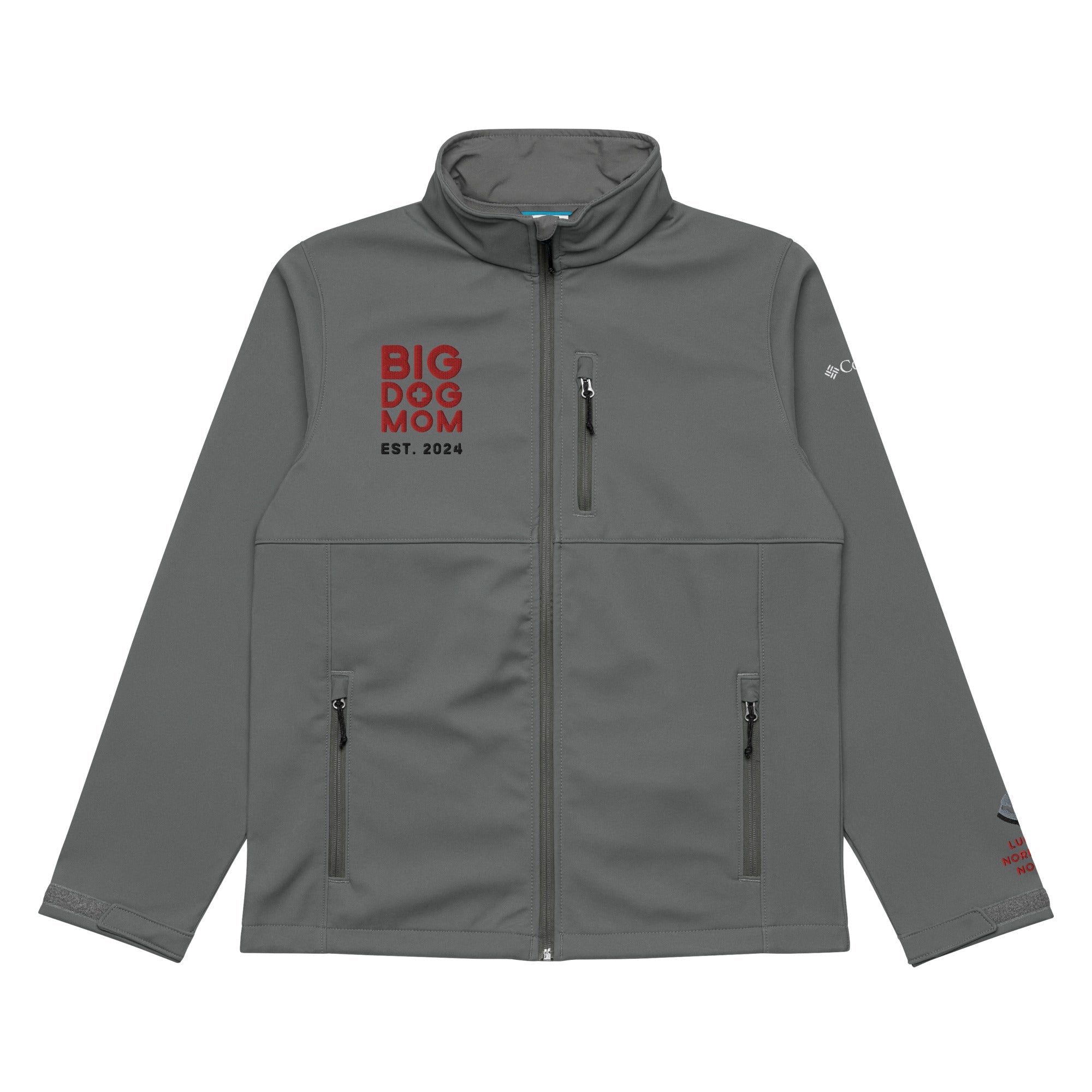 Big Dog Mom Columbia Soft Shell Jacket - Lucy + Norman