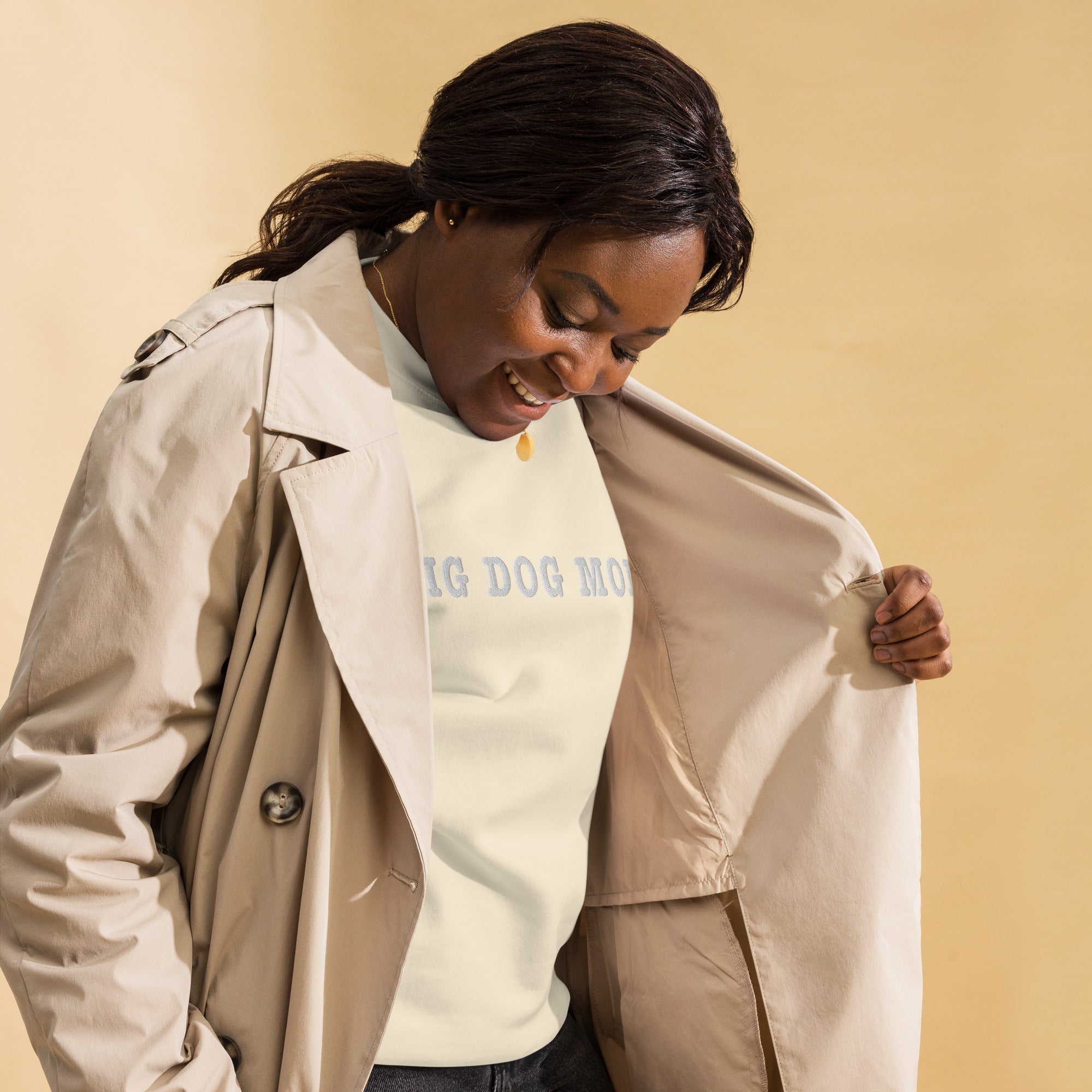 Big Dog Mom Embroidered Premium Sweatshirt - Lucy + Norman