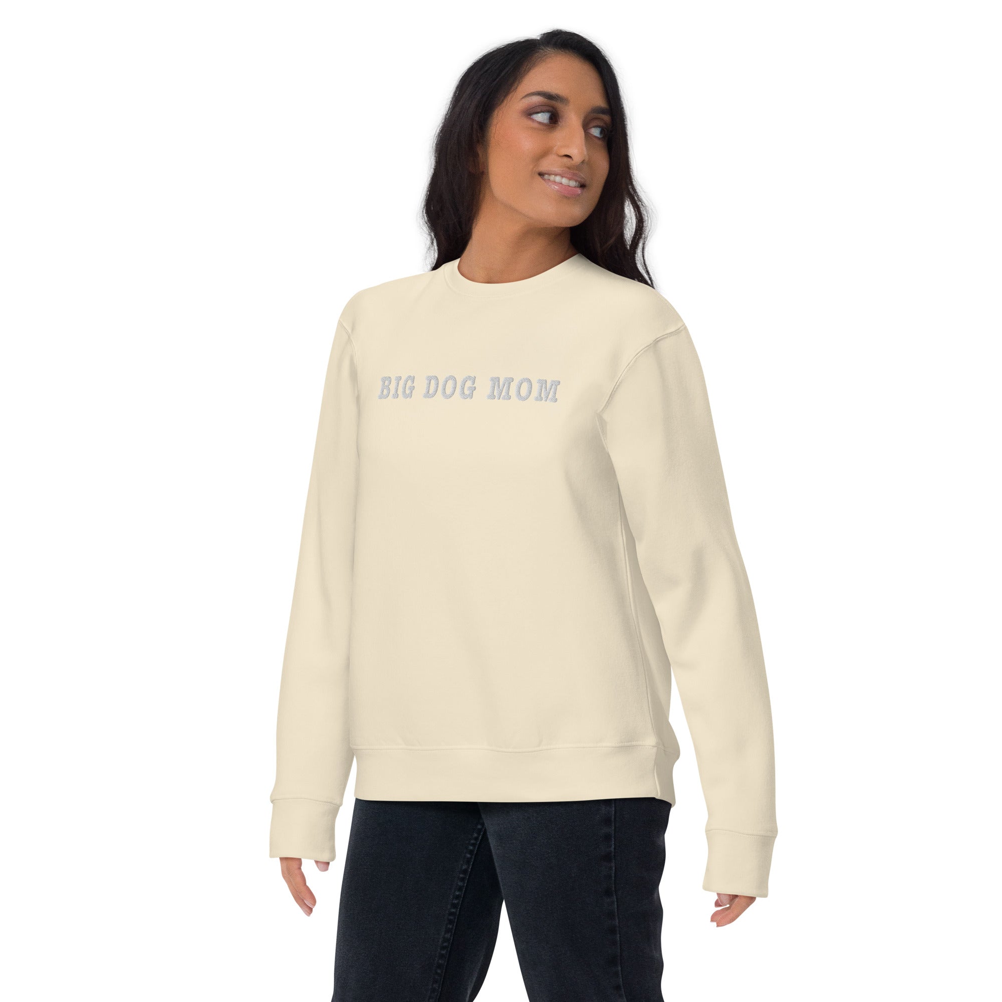 Big Dog Mom Embroidered Premium Sweatshirt - Lucy + Norman