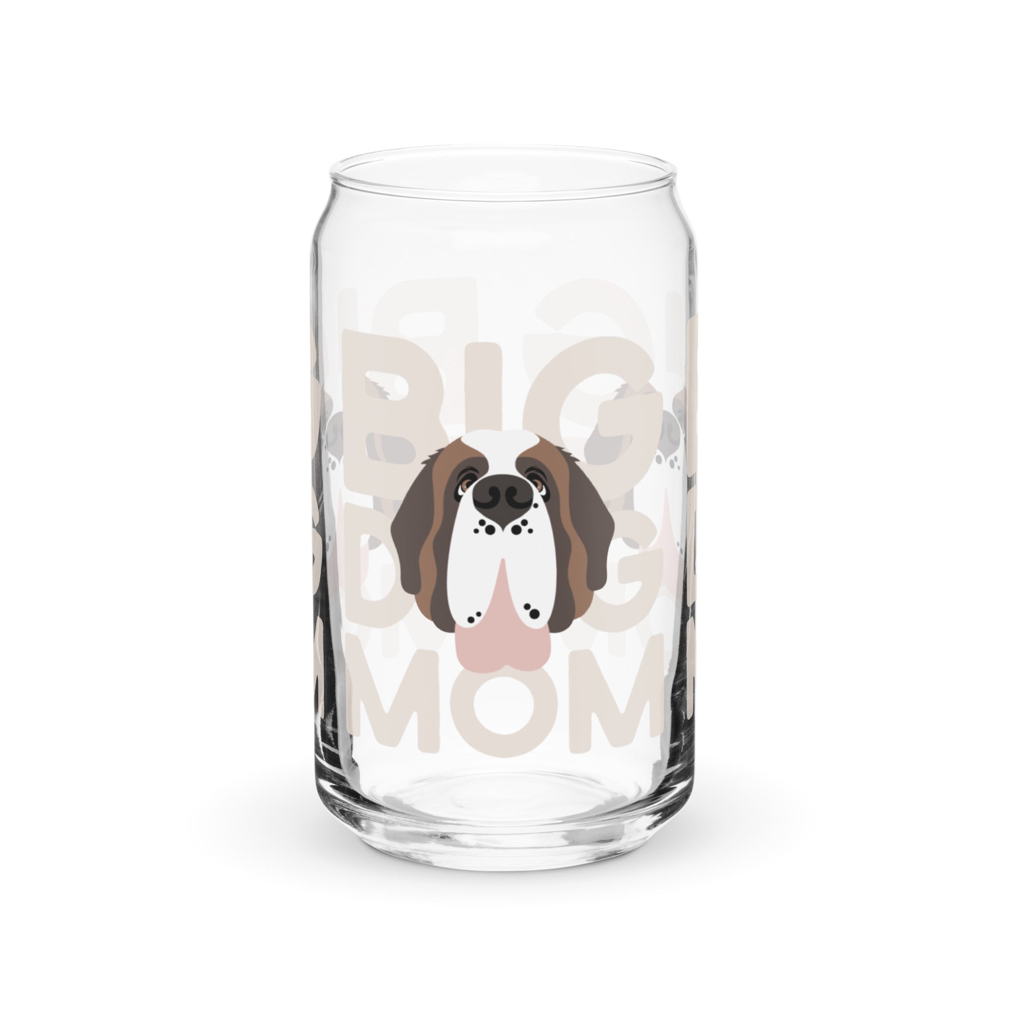 Big Dog Mom Glass Can Drinkware - Lucy + Norman