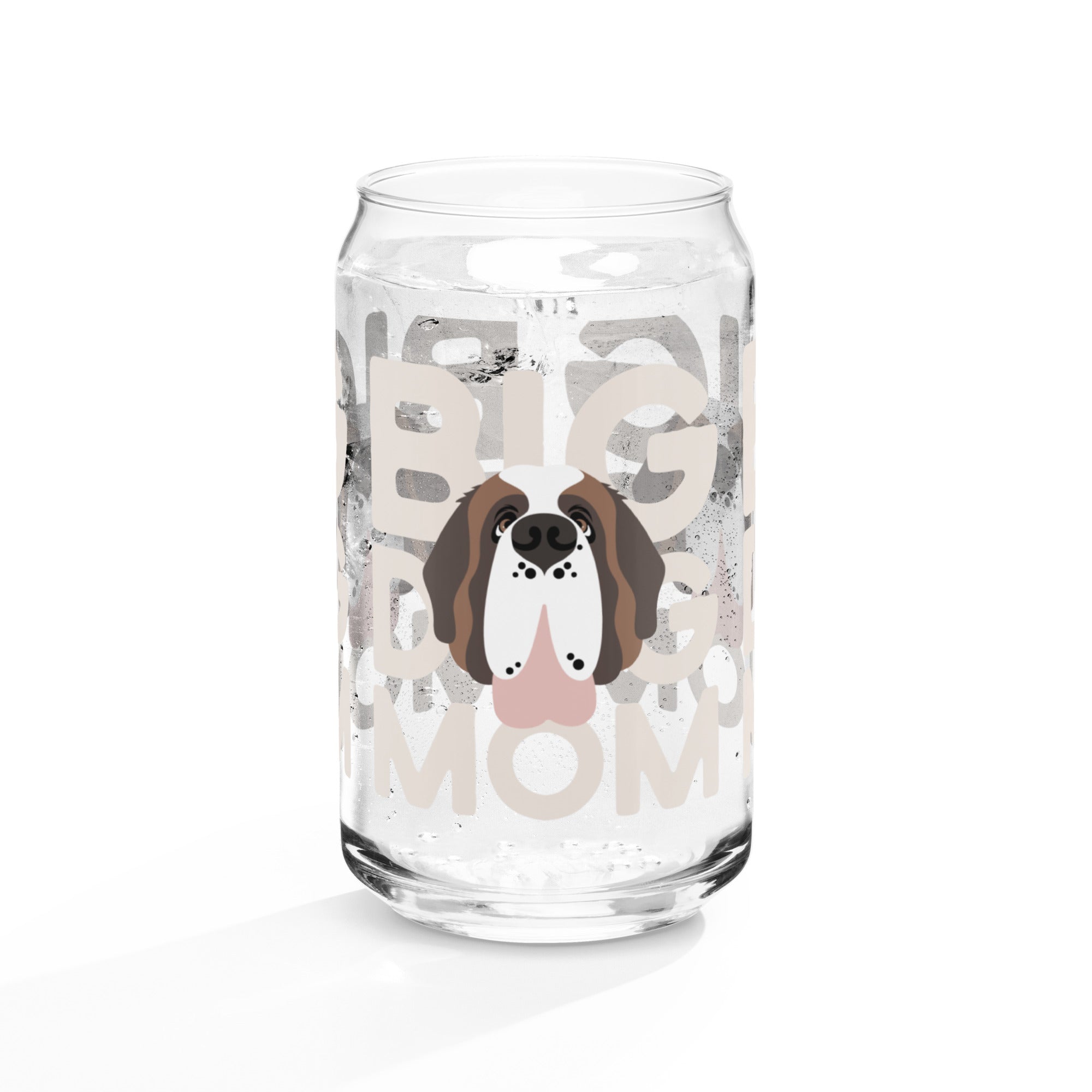 Big Dog Mom Glass Can Drinkware - Lucy + Norman