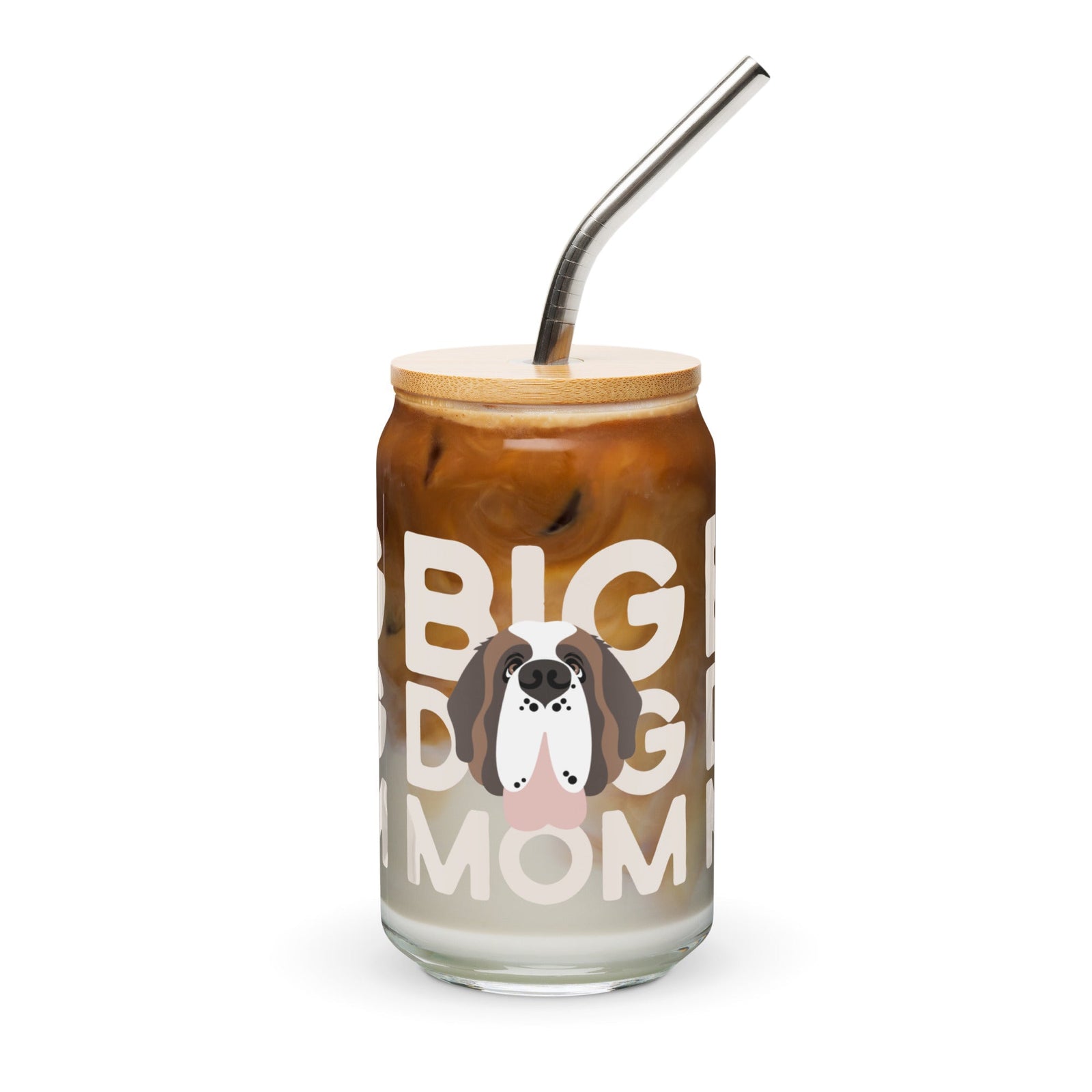 Big Dog Mom Glass Can Drinkware - Lucy + Norman