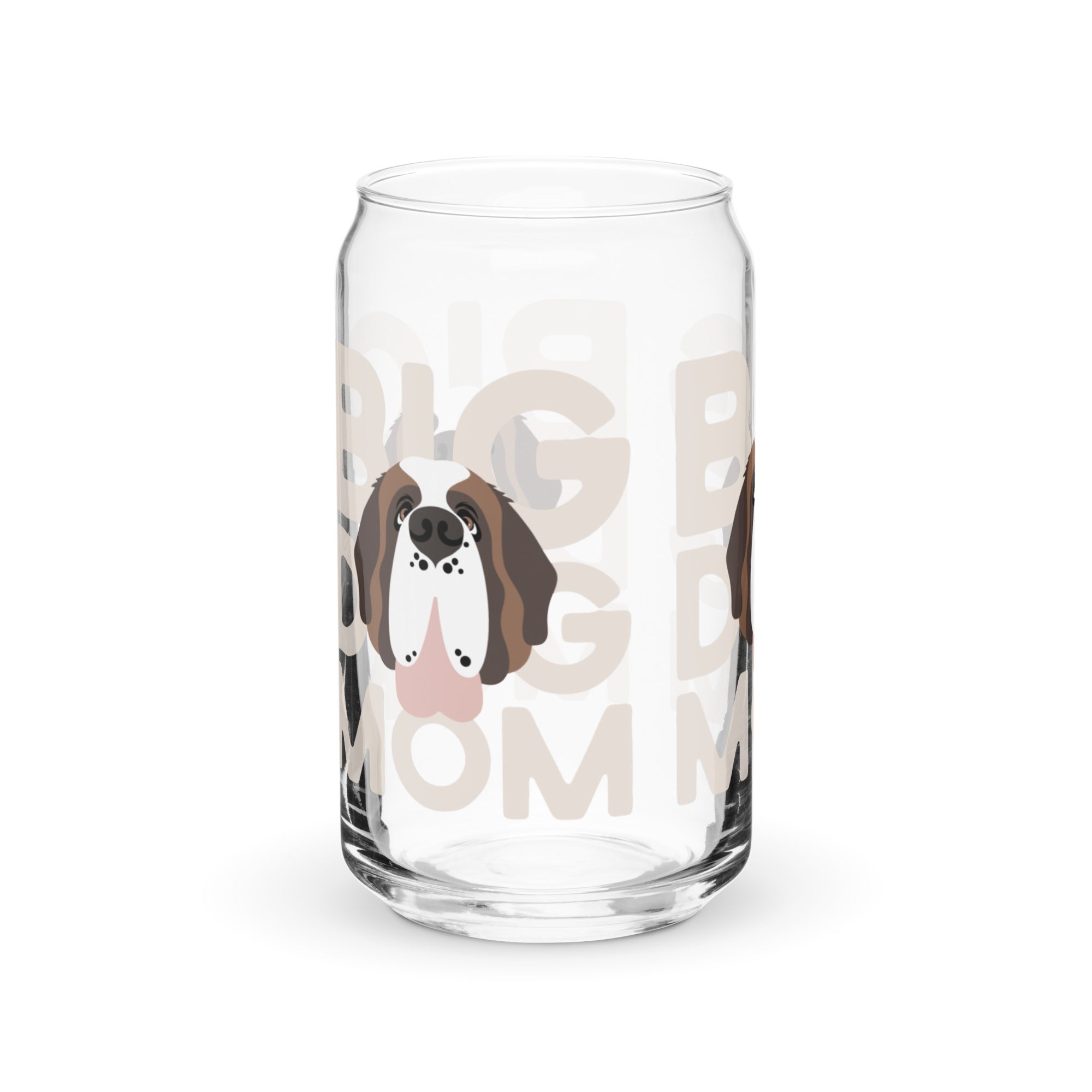 Big Dog Mom Glass Can Drinkware - Lucy + Norman