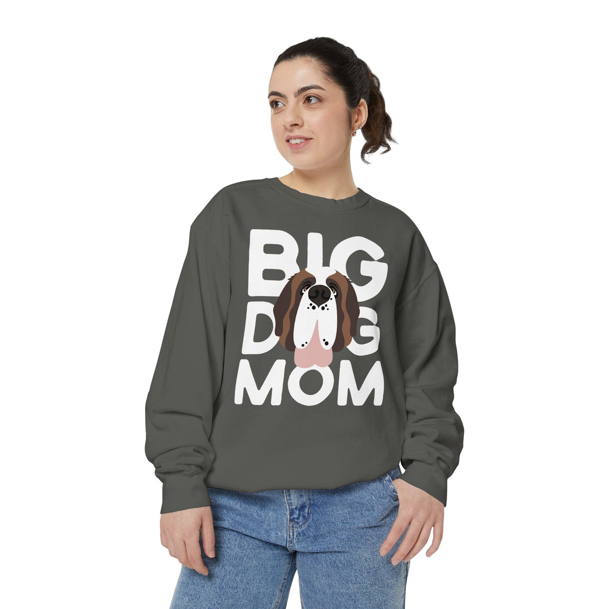 Big Dog Mom Comfort Colors Sweatshirt