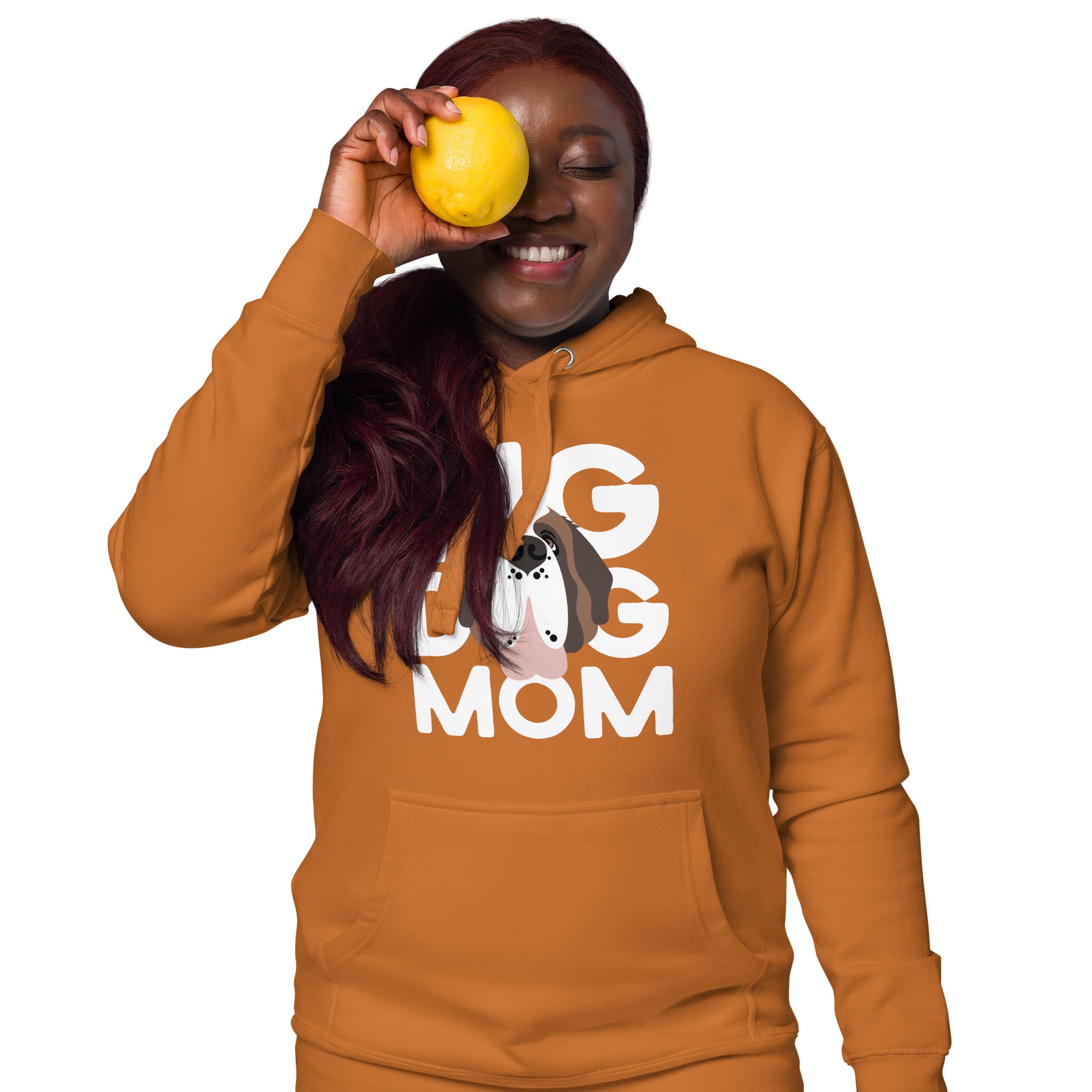 Big Dog Mom Saint Bernard Hoodie
