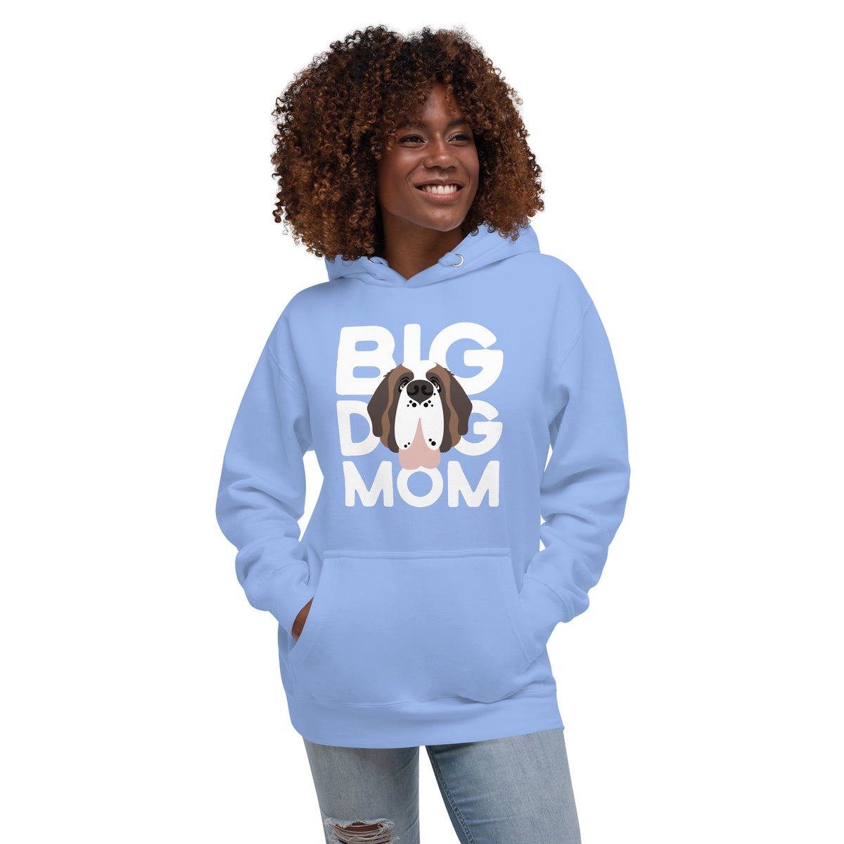 Big Dog Mom Saint Bernard Hoodie