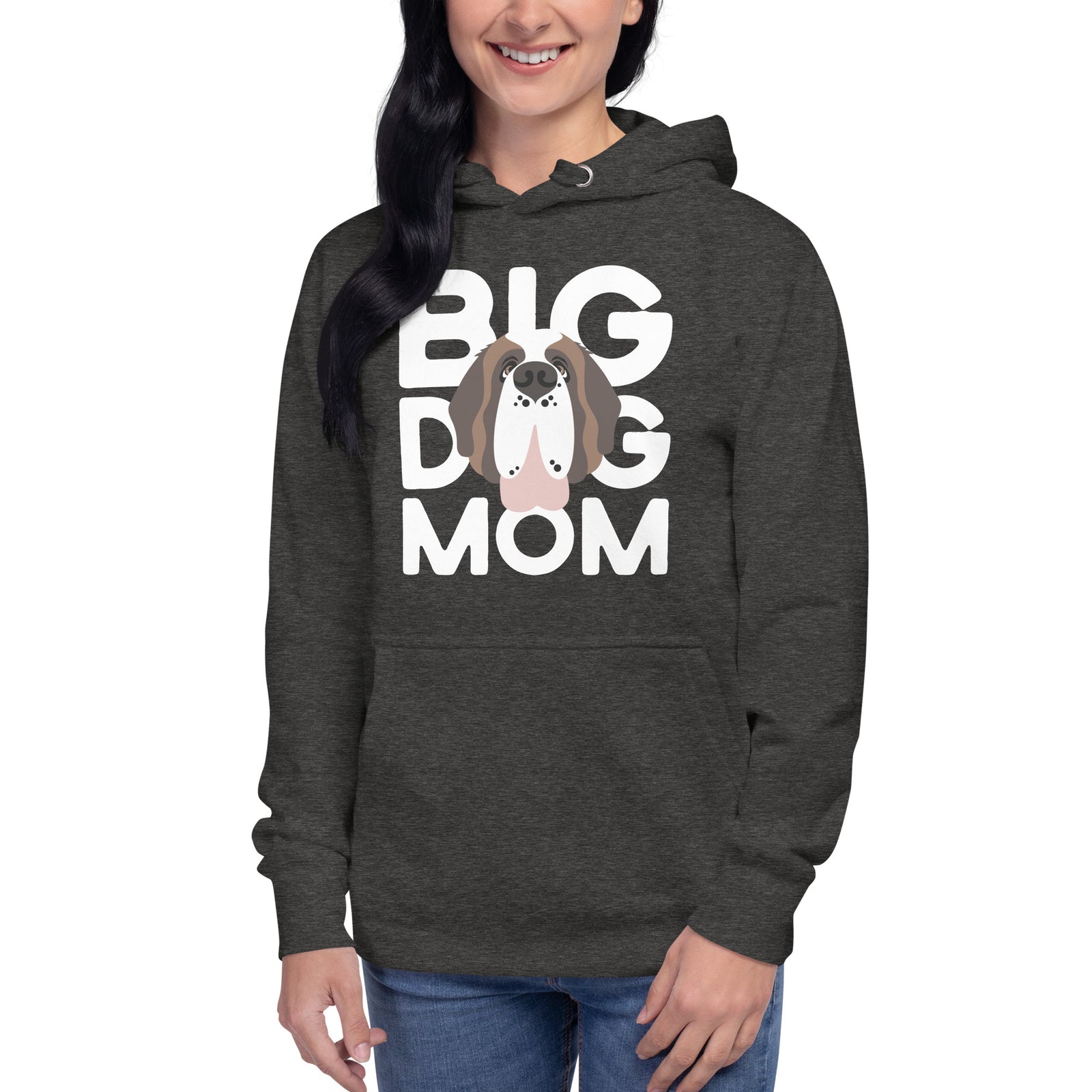Big Dog Mom Saint Bernard Hoodie