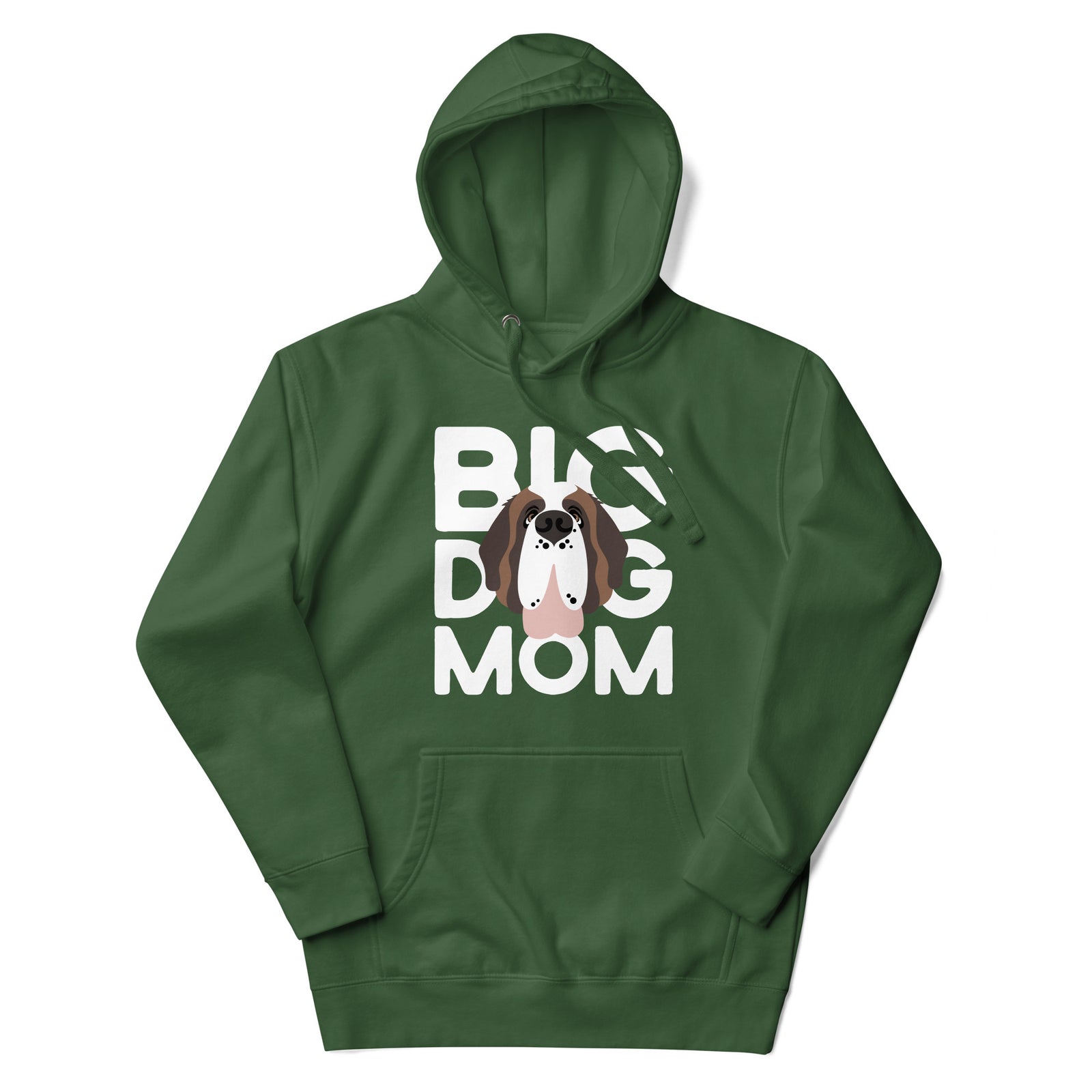 Big Dog Mom Saint Bernard Hoodie