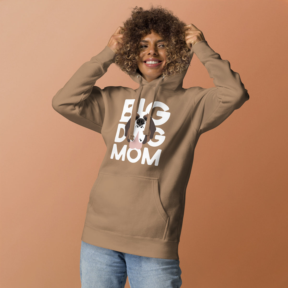 Big Dog Mom Saint Bernard Hoodie